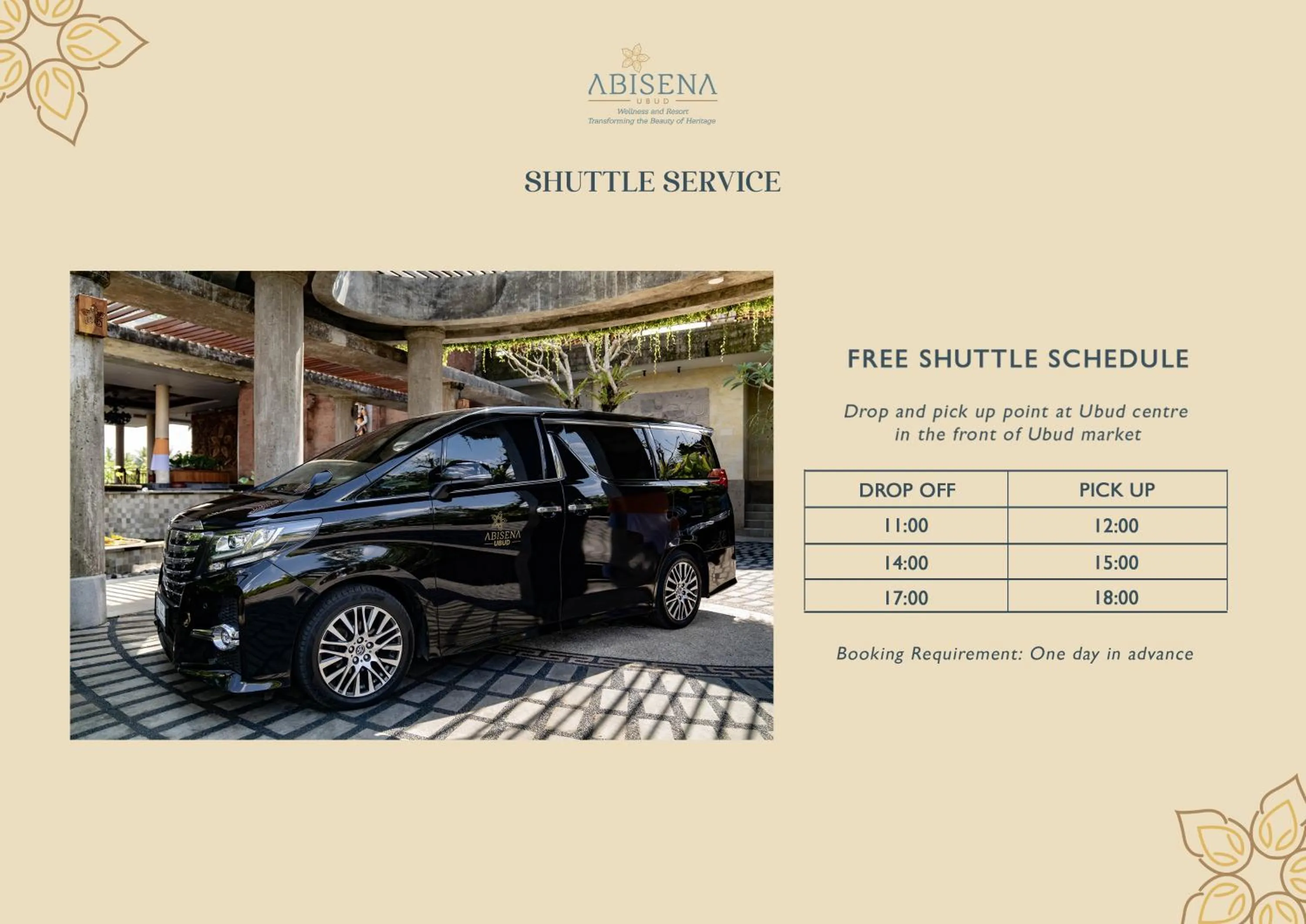 shuttle in Abisena Wellness & Resort Ubud-Adult Only