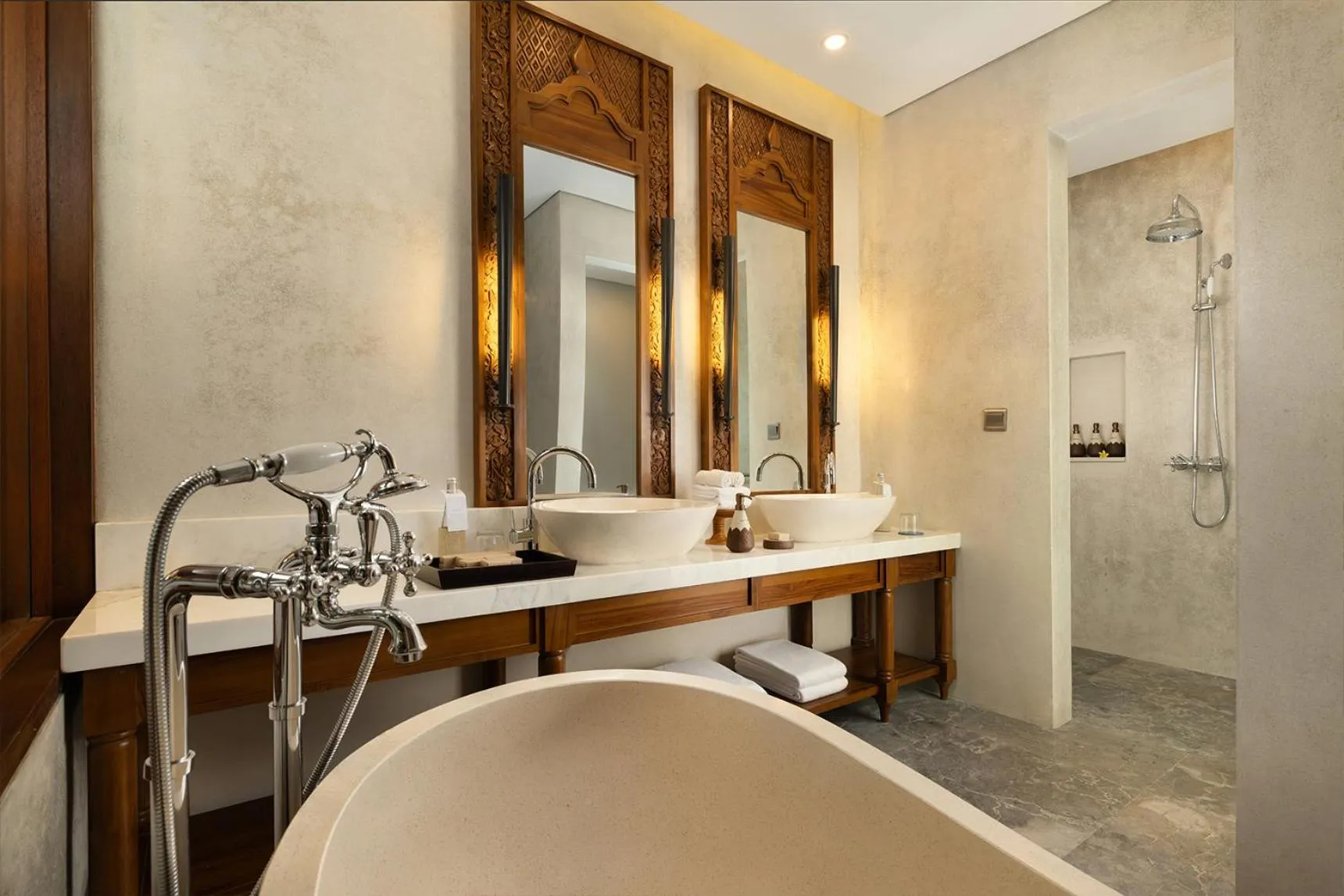 Shower in Abisena Wellness & Resort Ubud-Adult Only