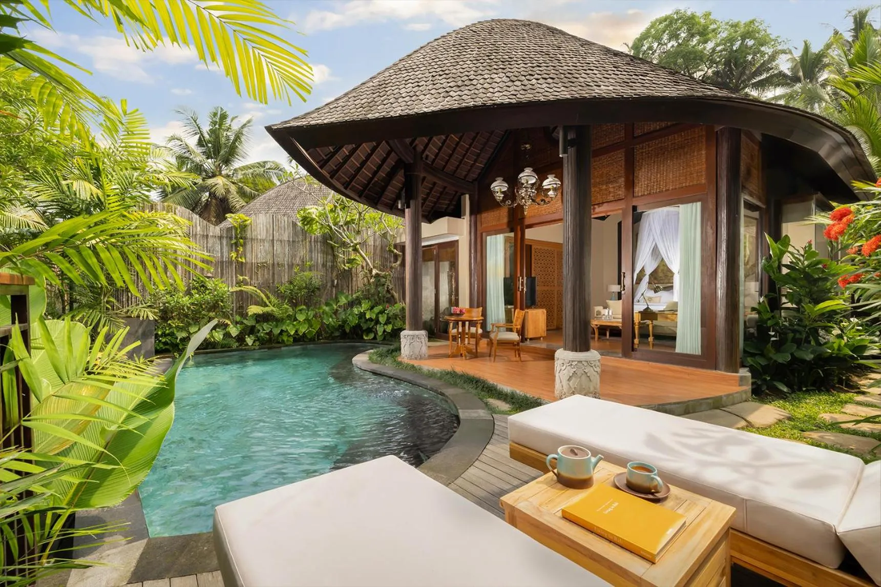 Patio in Abisena Wellness & Resort Ubud-Adult Only