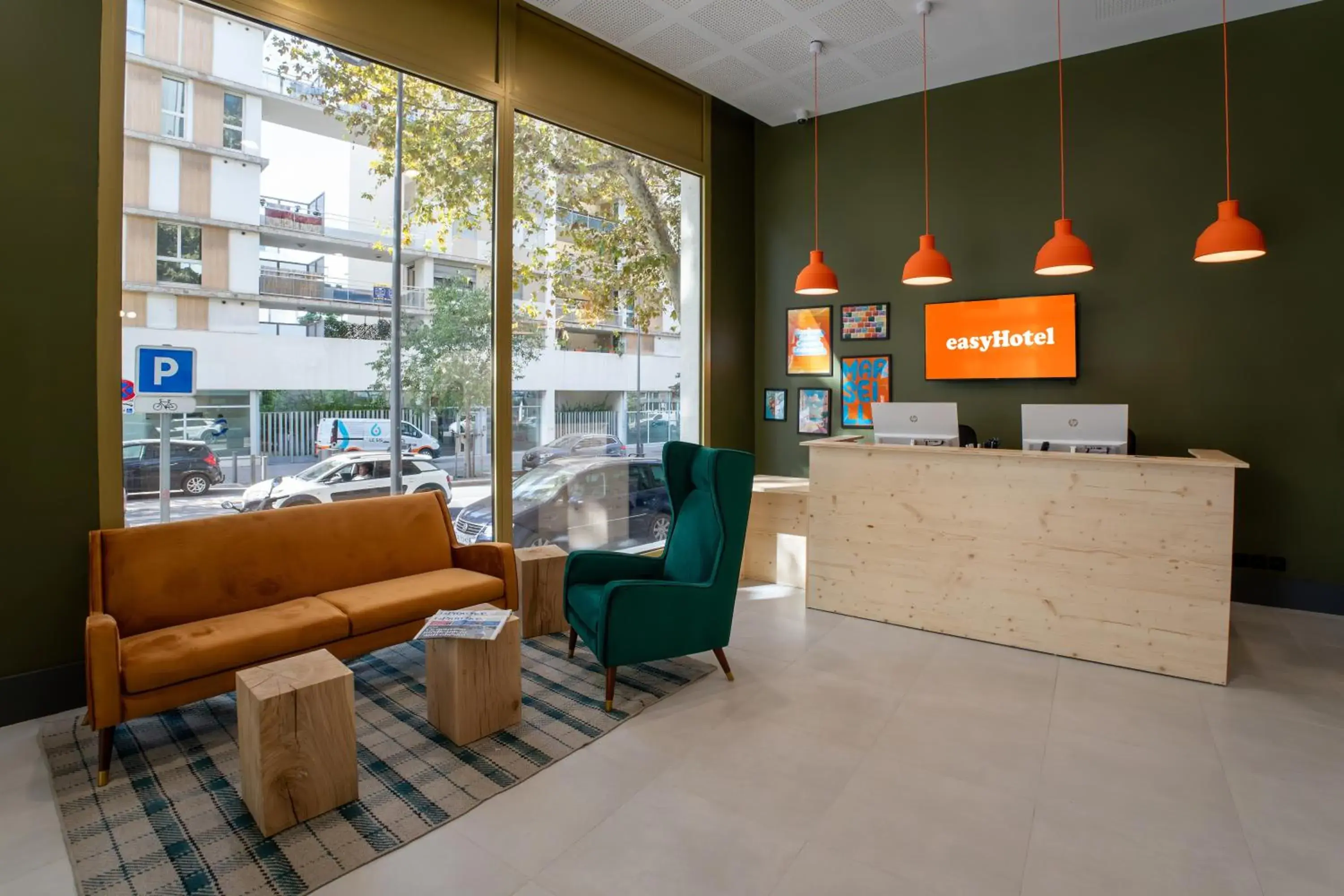 Lobby or reception in easyHotel Marseille Euromed Lobby or reception in easyHotel Marseille Euromed