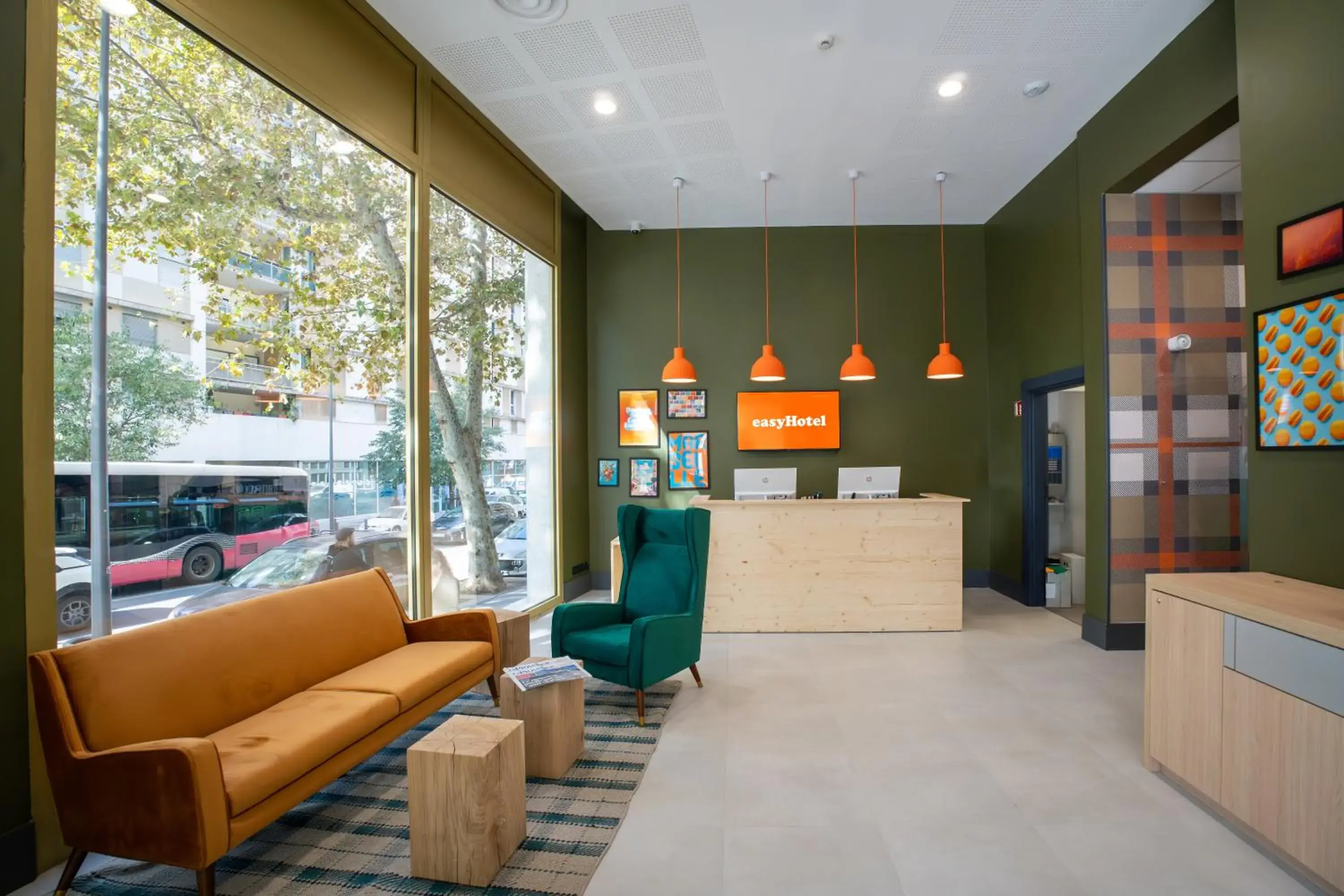 Lobby or reception in easyHotel Marseille Euromed Lobby or reception in easyHotel Marseille Euromed