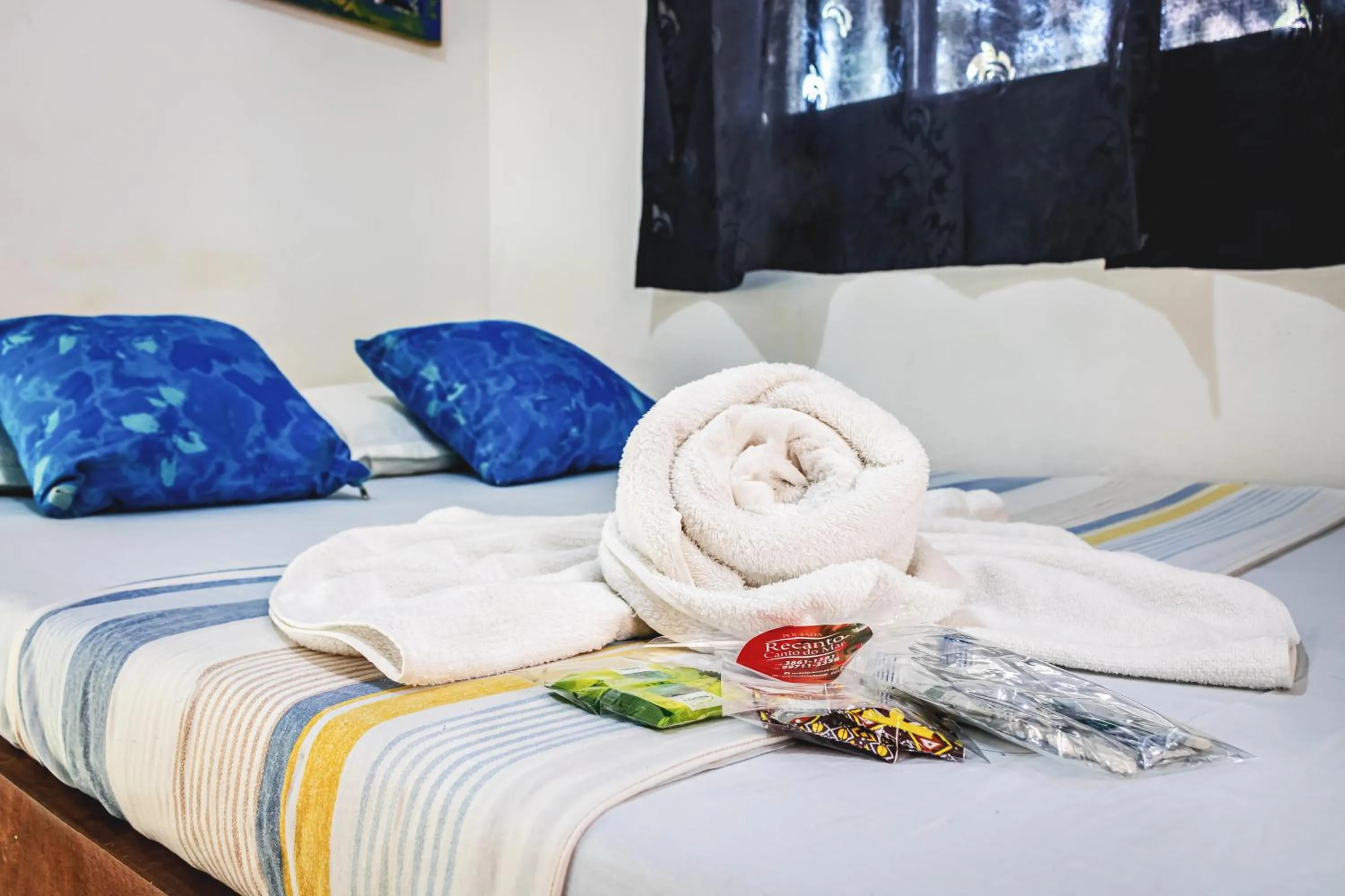 Bedroom, Bed in Pousada Aconchego Recanto Do Mar