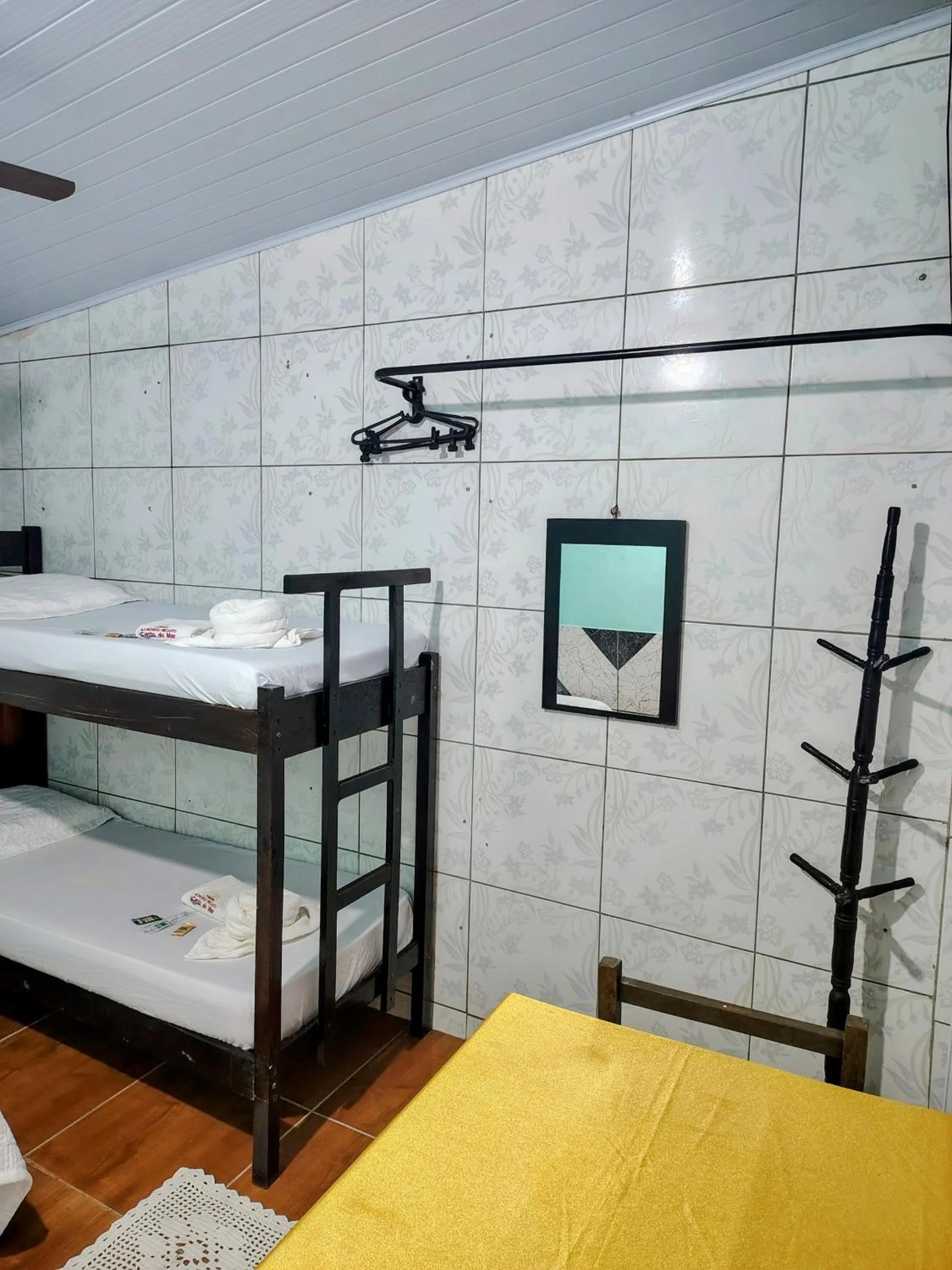 Bed in Pousada Aconchego Recanto Do Mar