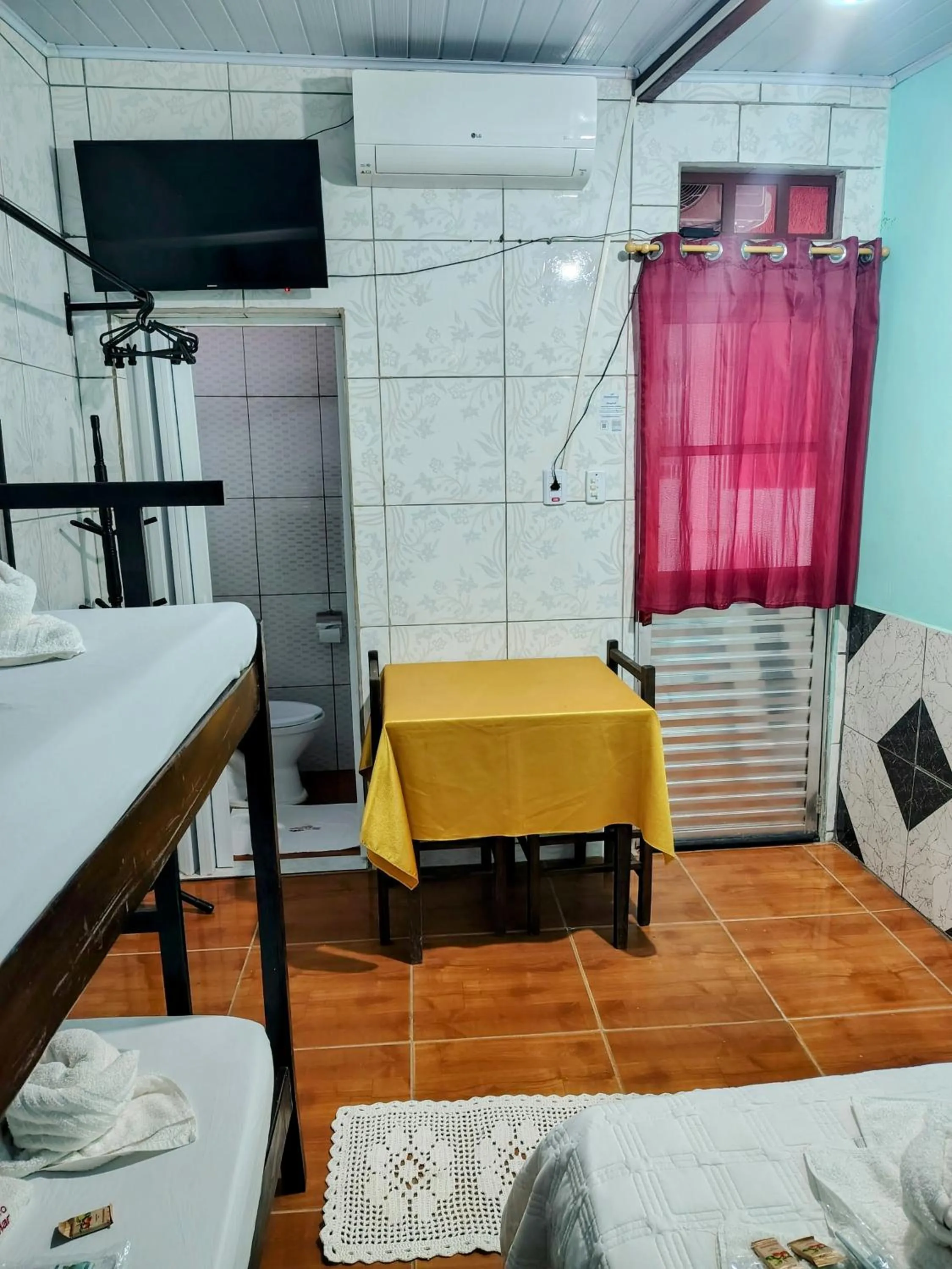 Bed in Pousada Aconchego Recanto Do Mar