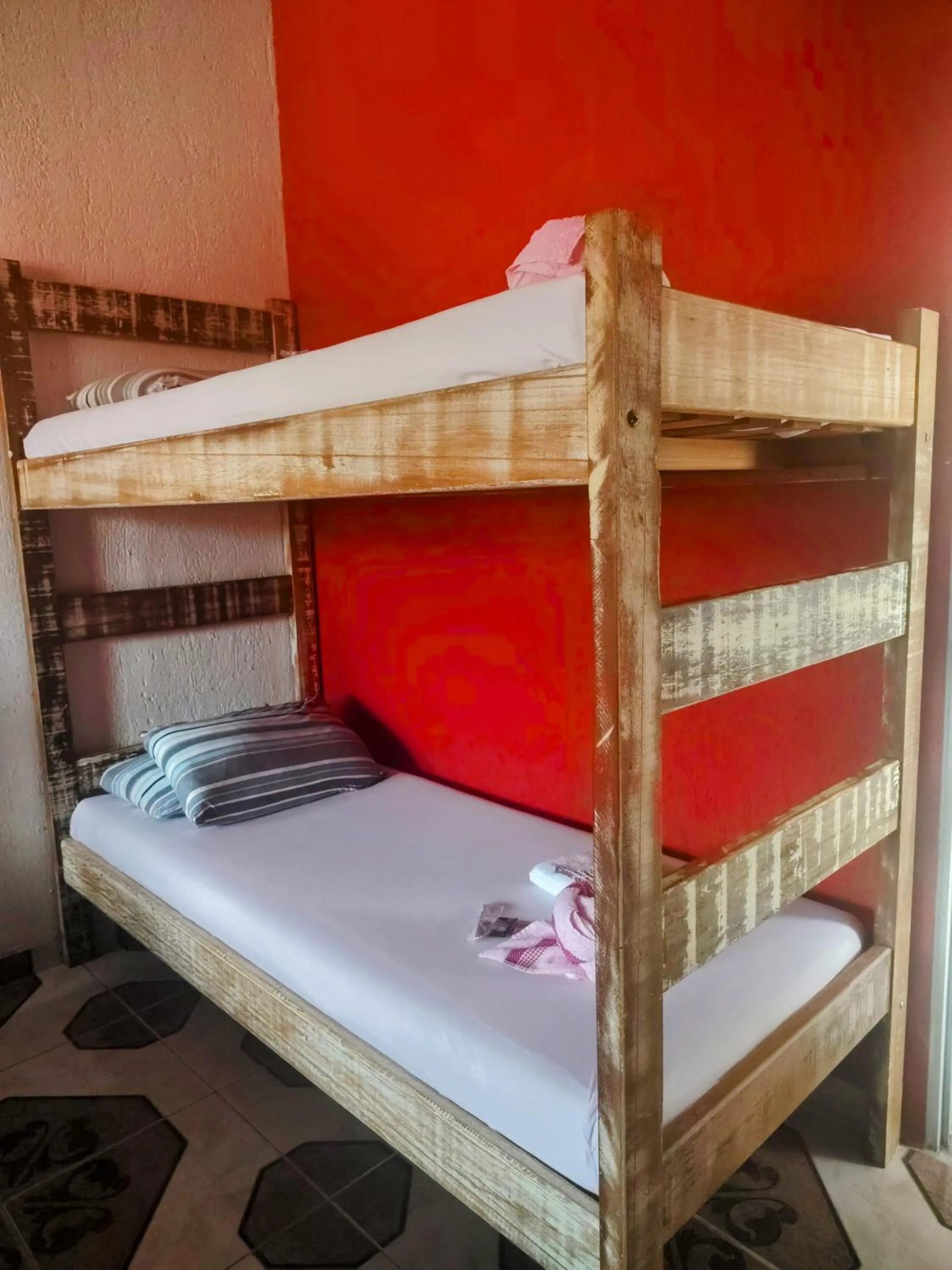 Bed in Pousada Aconchego Recanto Do Mar