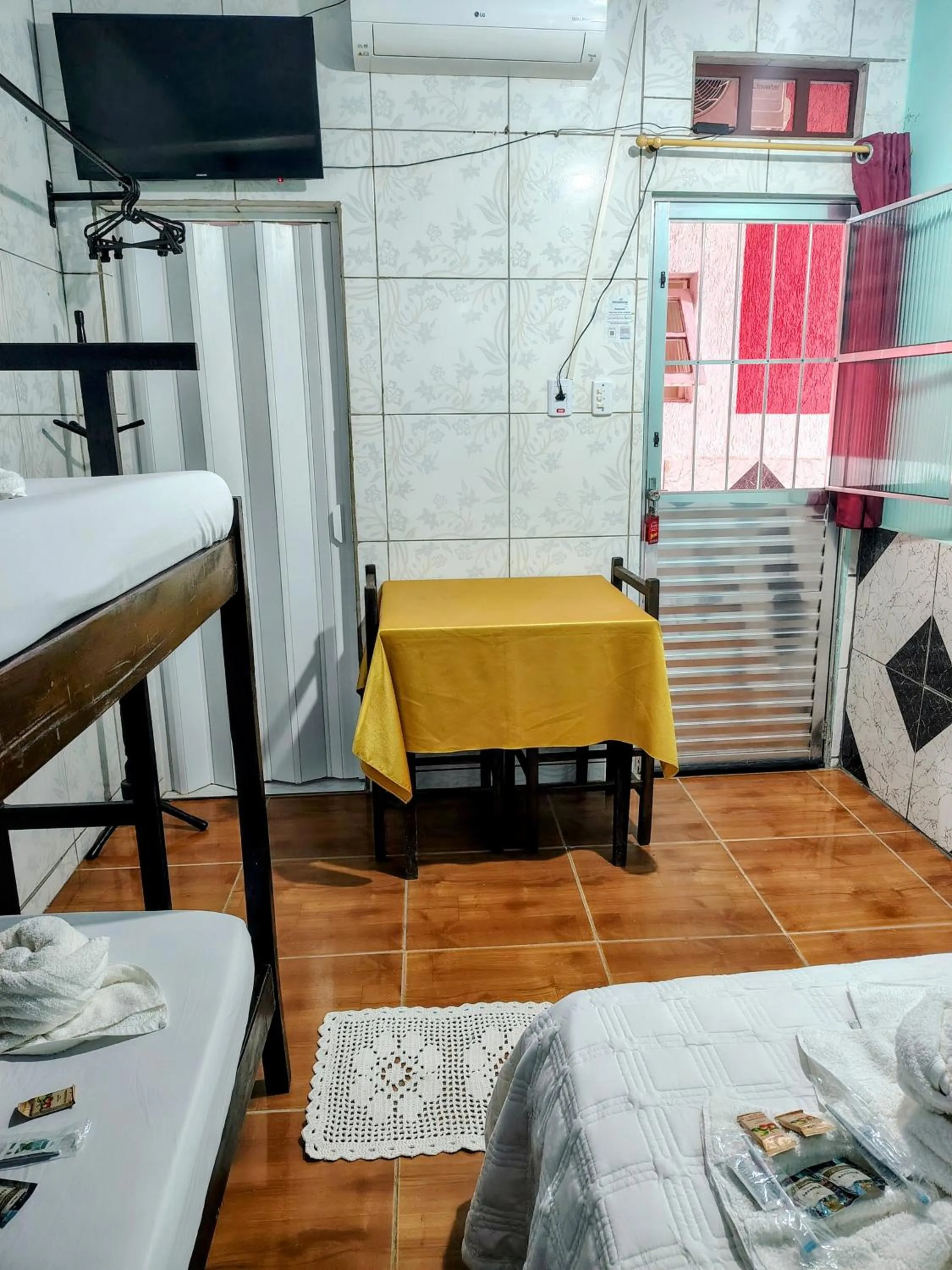 Bed in Pousada Aconchego Recanto Do Mar