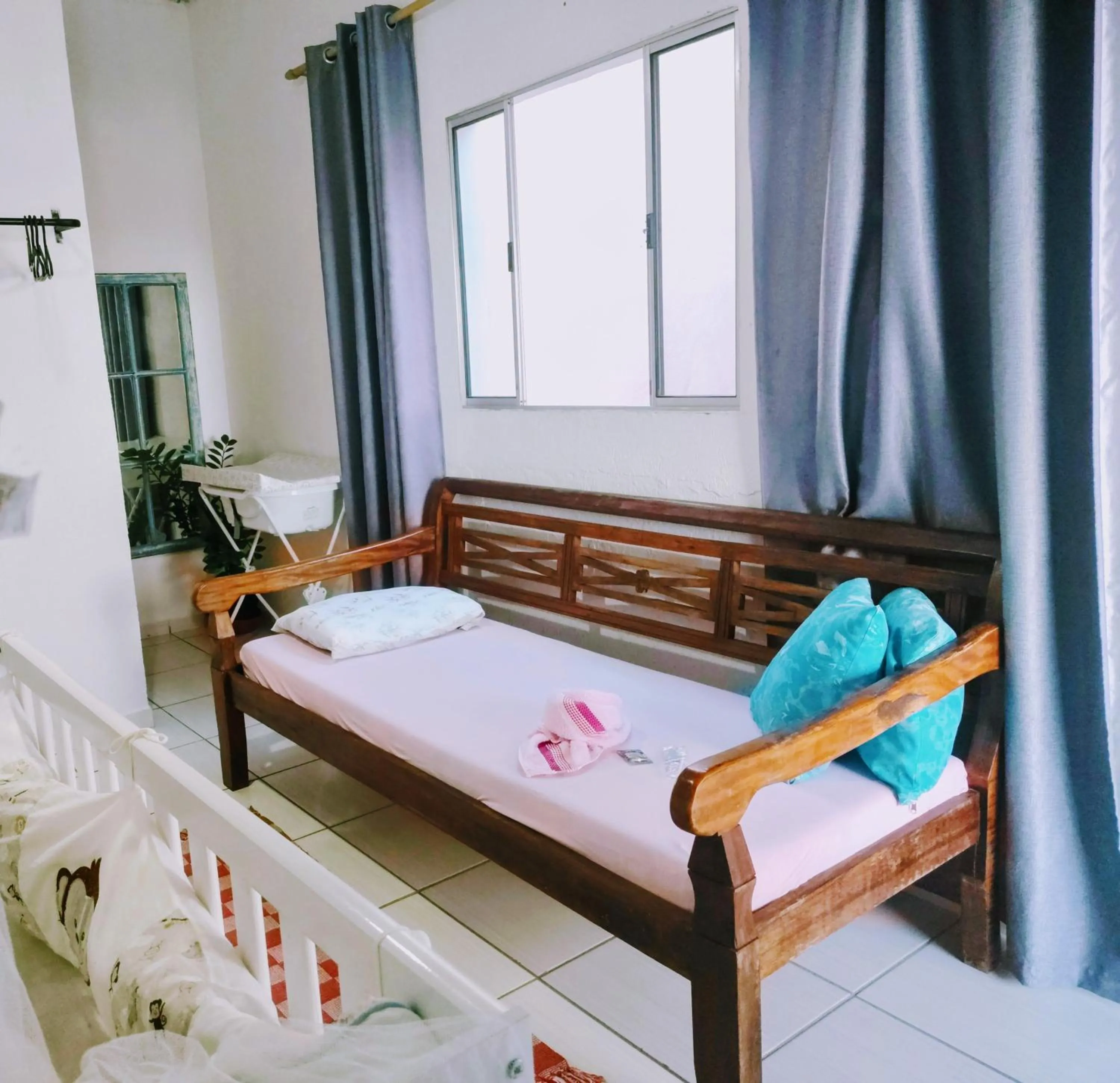 Bed in Pousada Aconchego Recanto Do Mar