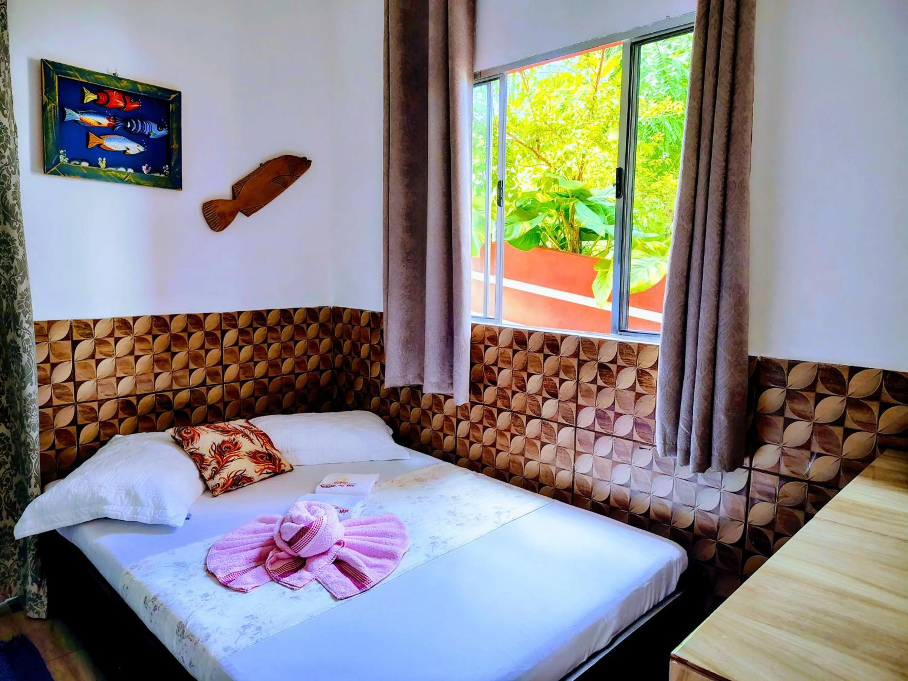 Bedroom, Bed in Pousada Aconchego Recanto Do Mar