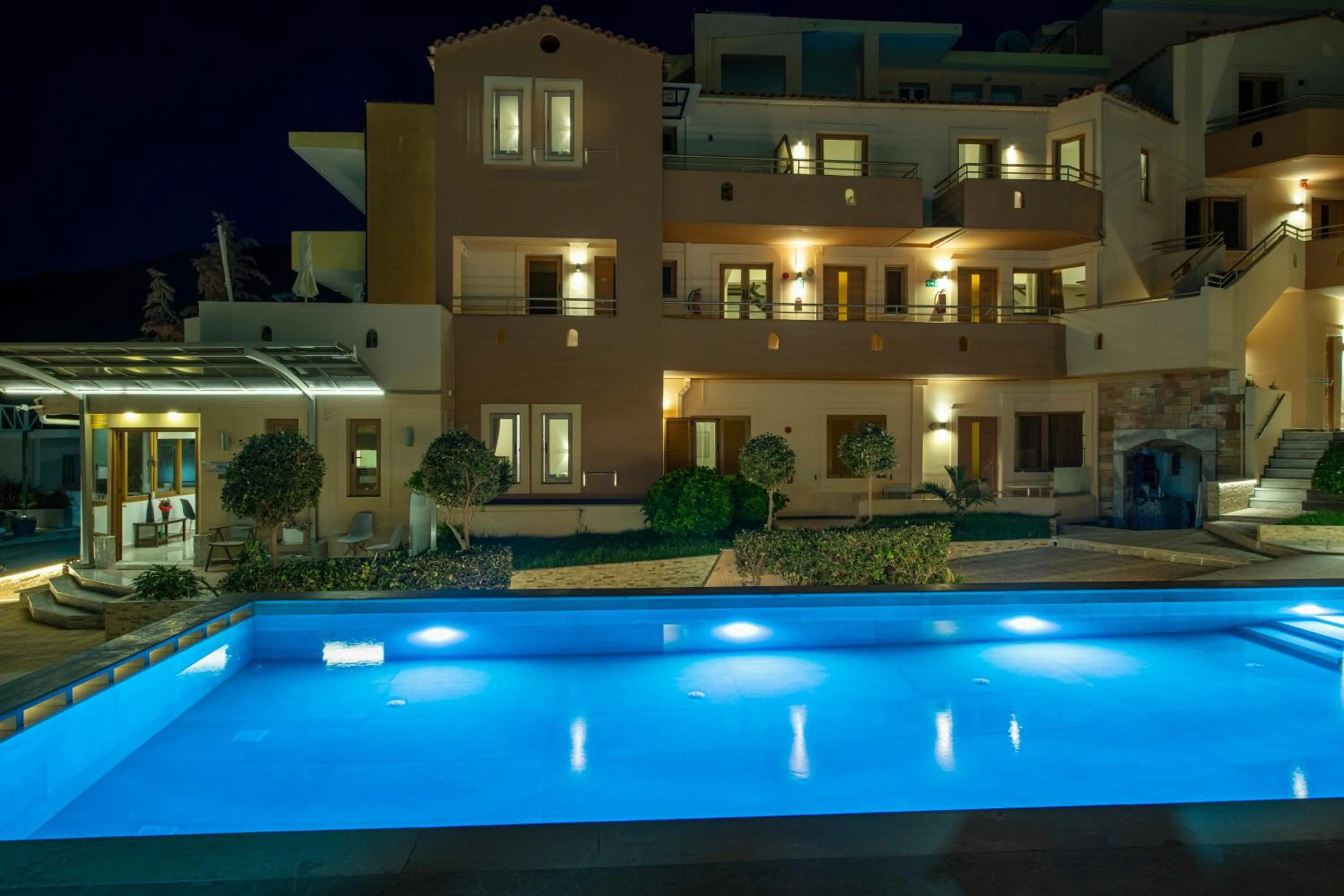 Swimming pool in Eko Suites