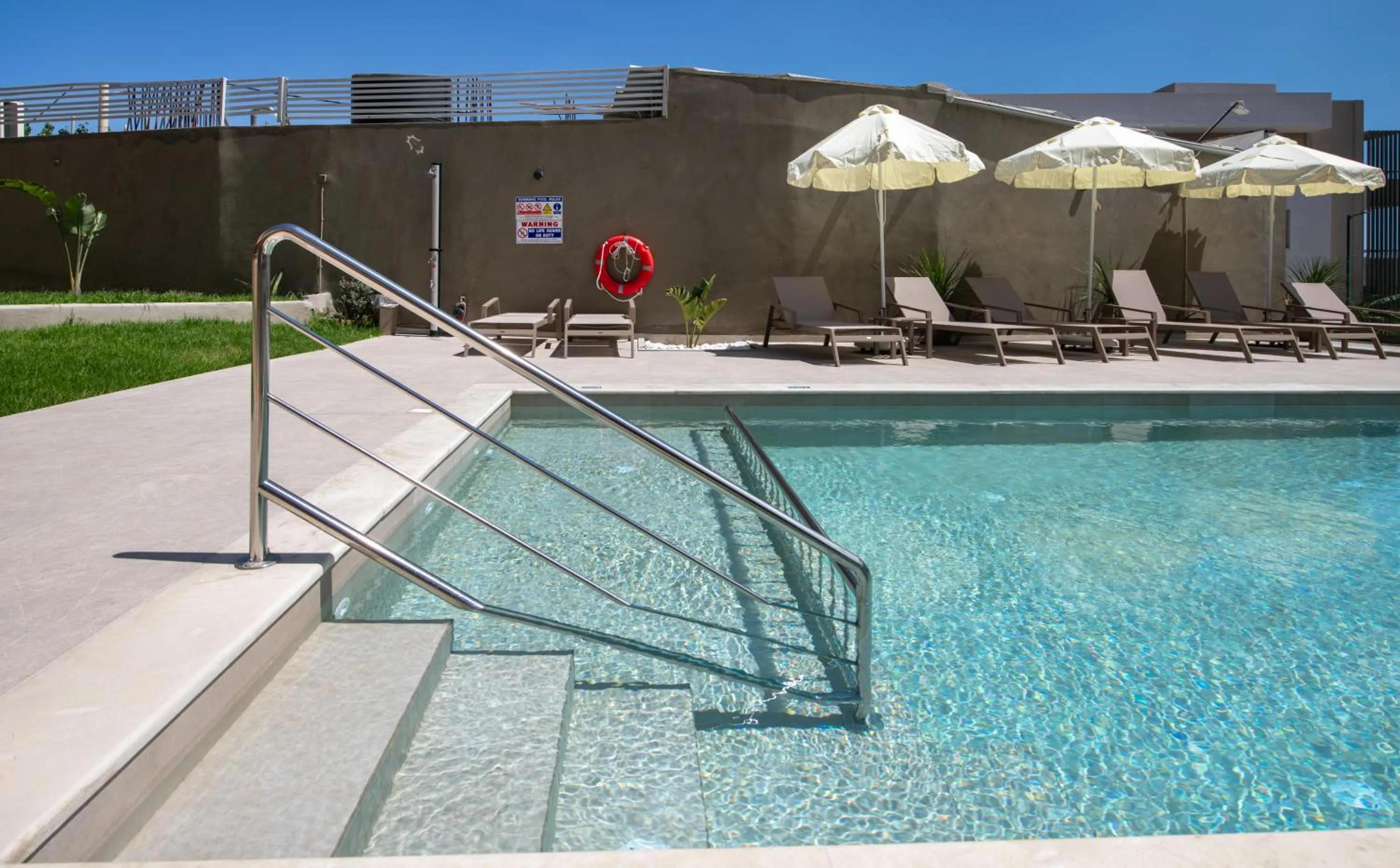 Swimming pool in Eko Suites