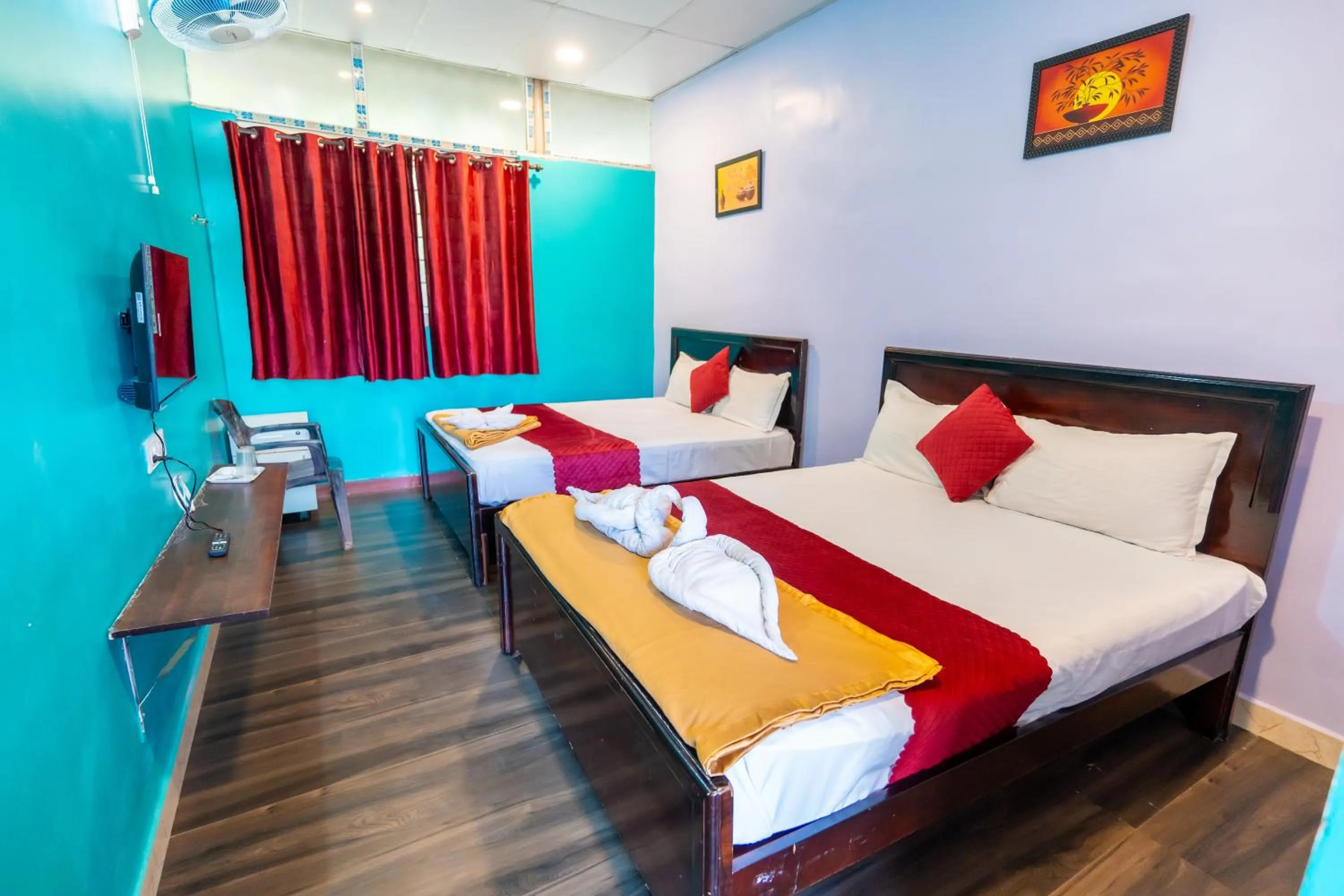 Bed in Aryas Residency- Near Isha Foundation Coimbatore & Karunya University