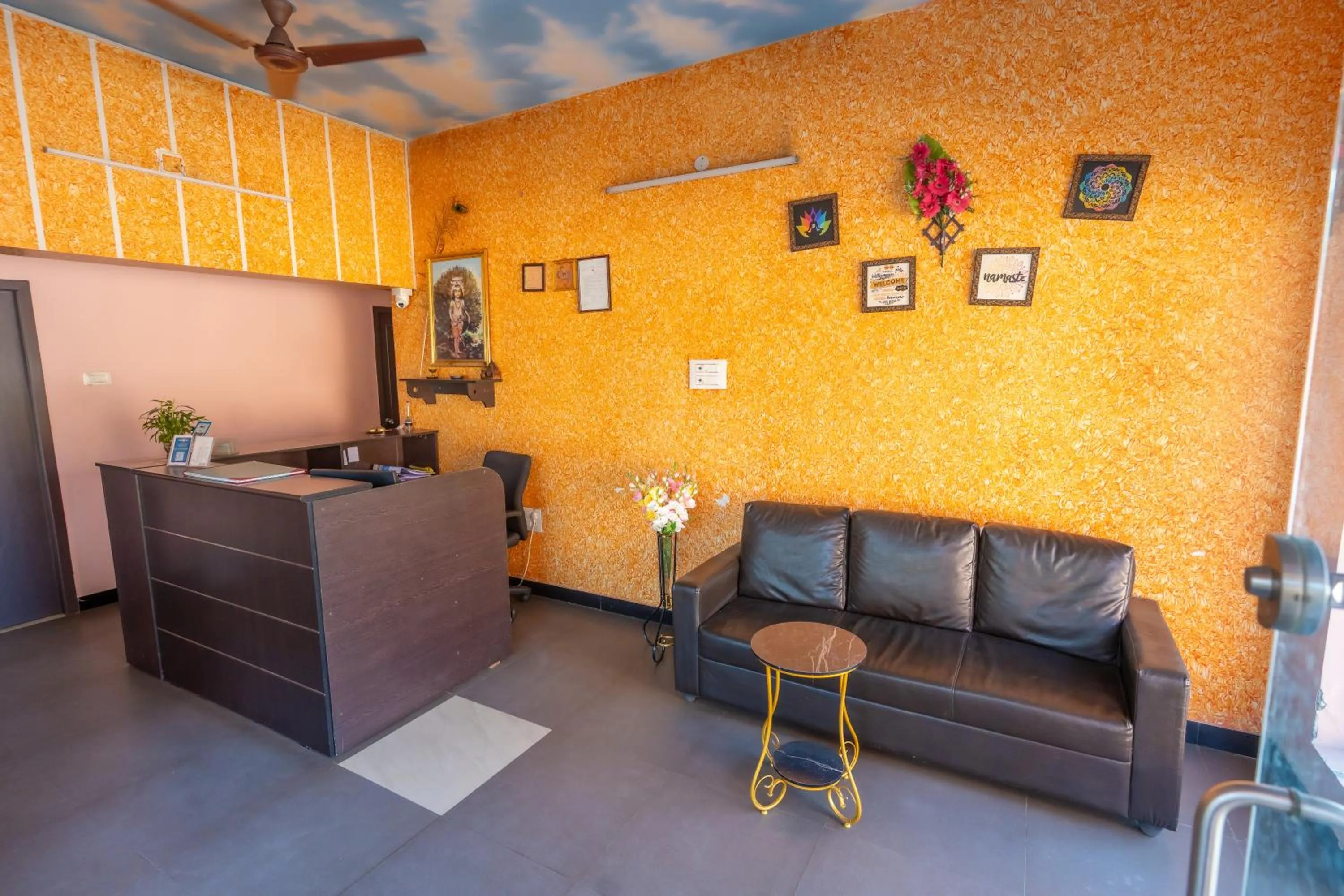 Lobby or reception in Aryas Residency- Near Isha Foundation Coimbatore & Karunya University