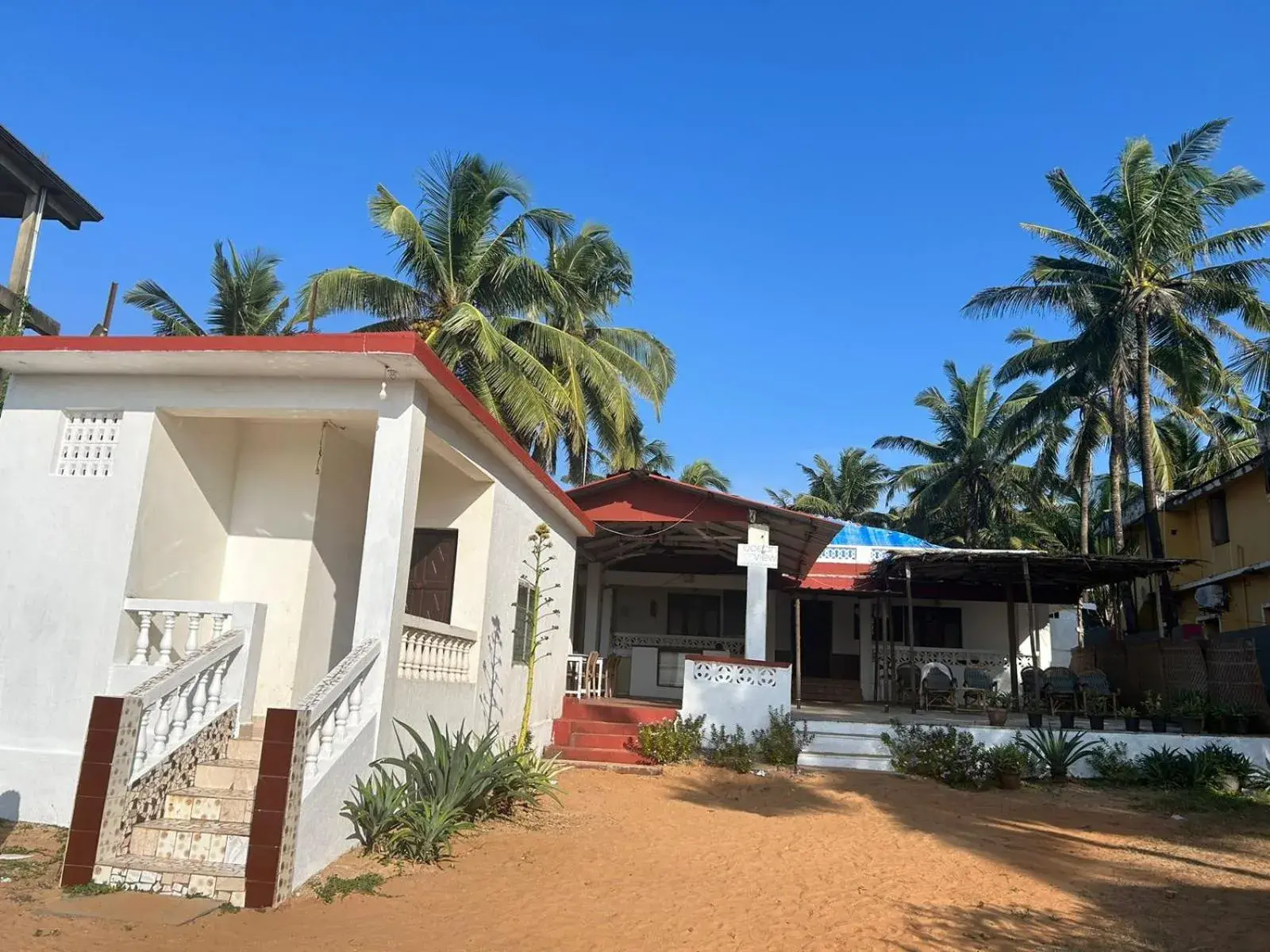 Property building in Ocean View Goan Beach House Property building in Ocean View Goan Beach House