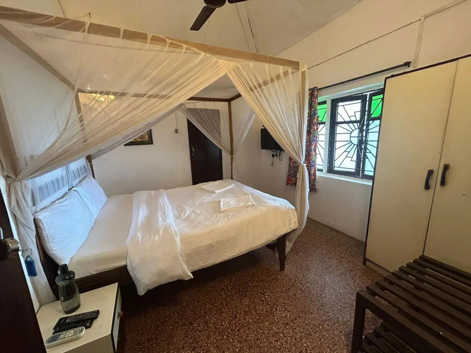 Bedroom, Bed in Ocean View Goan Beach House Bedroom, Bed in Ocean View Goan Beach House