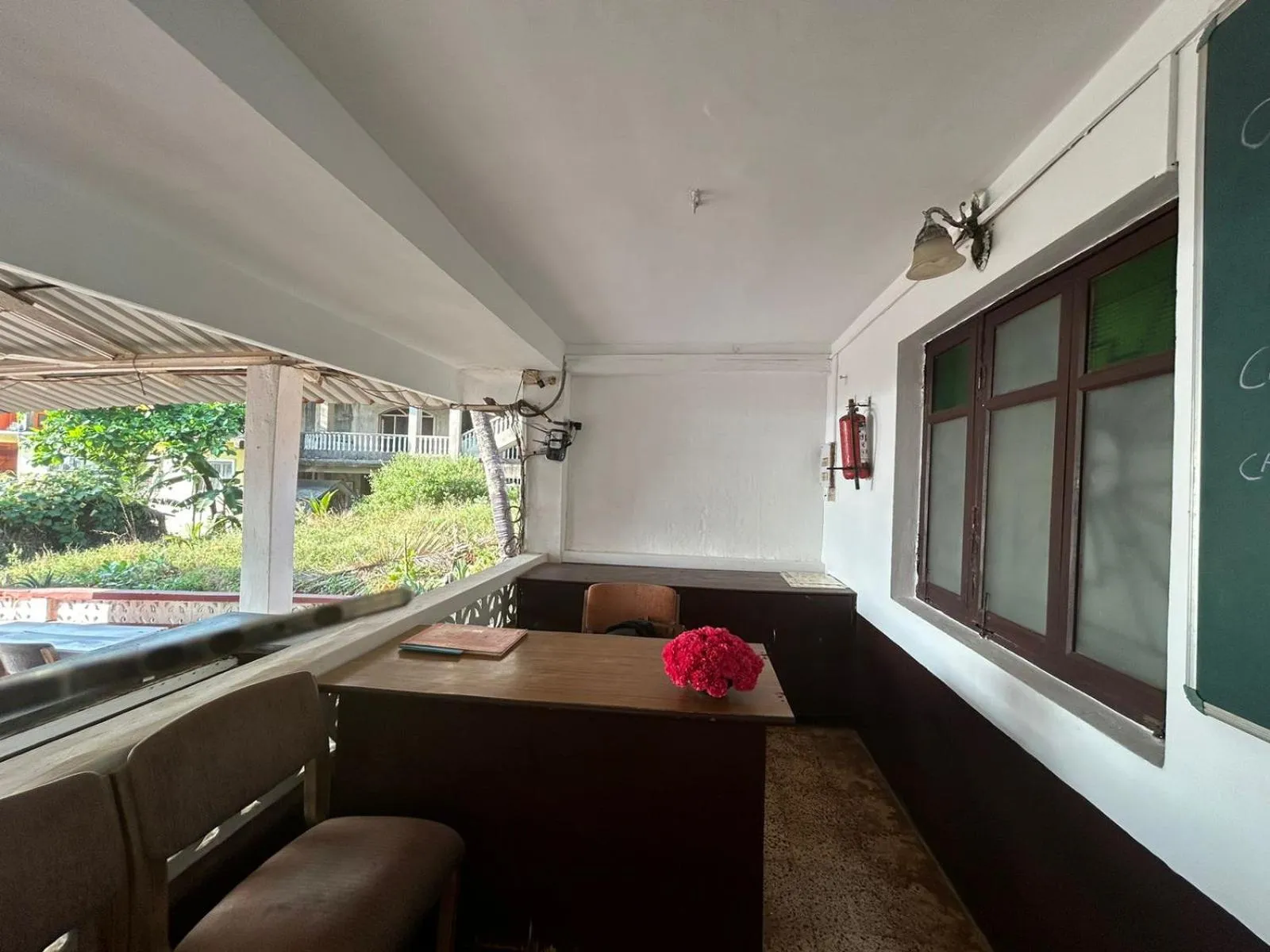 Seating area in Ocean View Goan Beach House