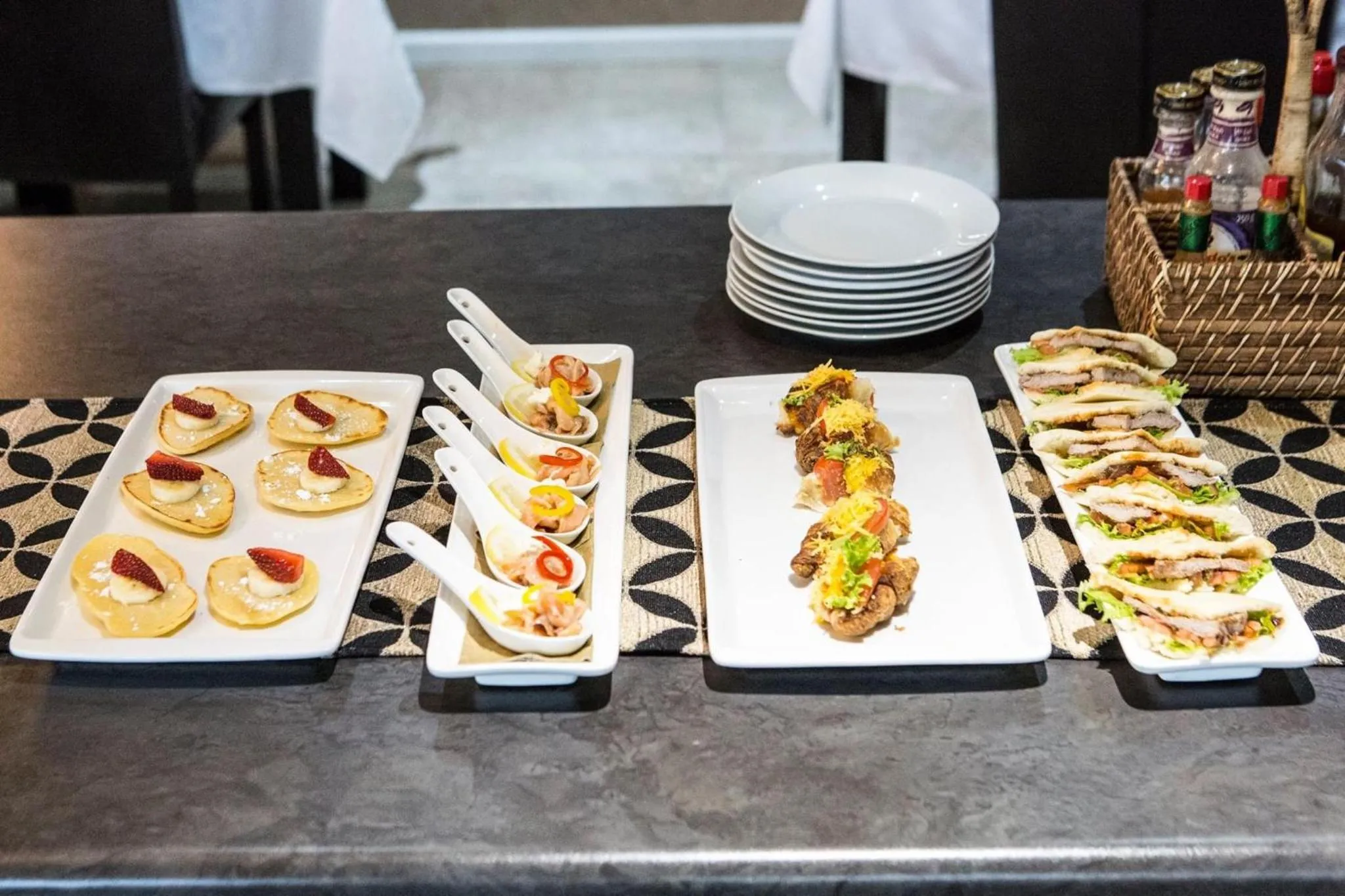 Buffet breakfast in Fish Eagle Manor