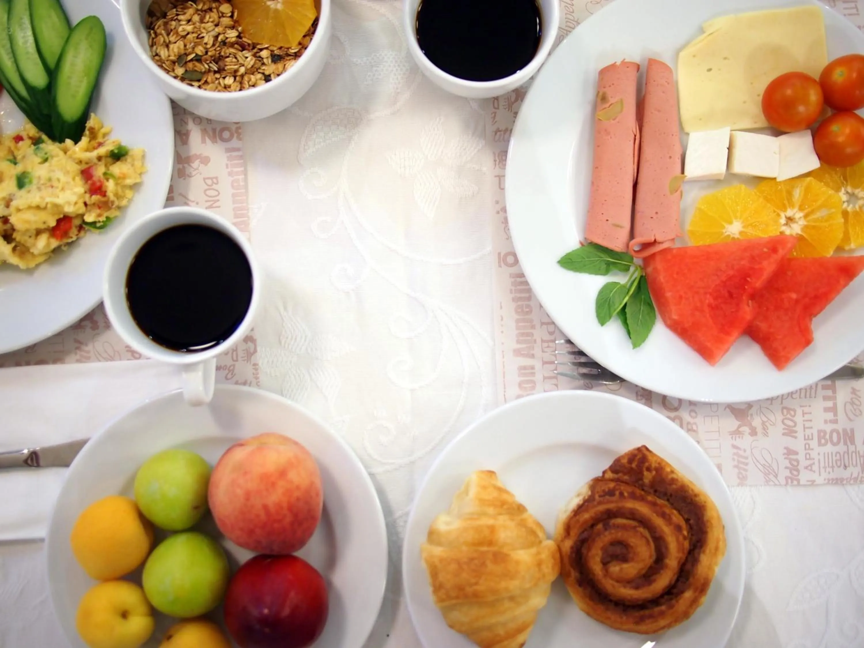 Buffet breakfast in Grand Park Hotel Jerusalem