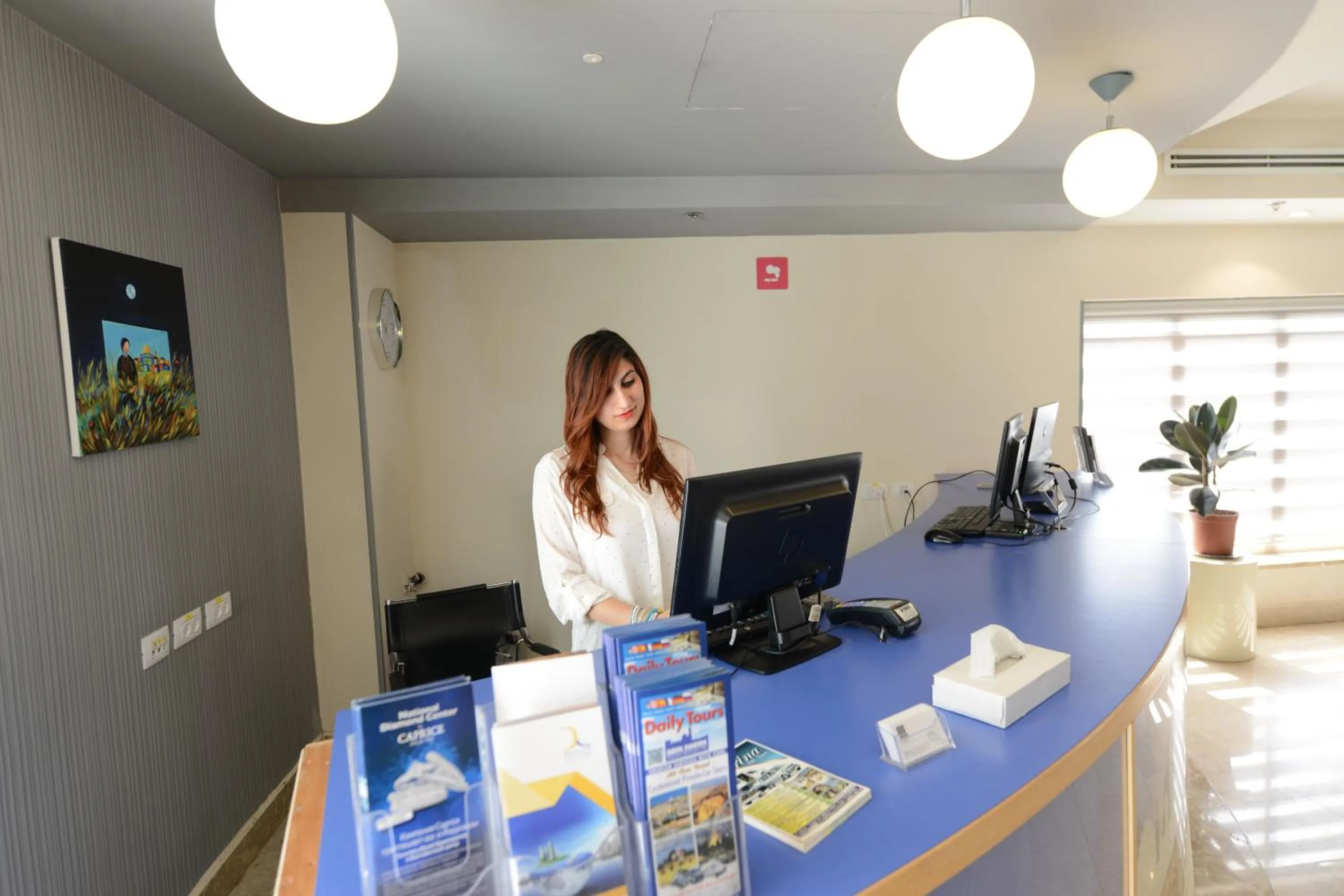 Lobby or reception in Grand Park Hotel Jerusalem