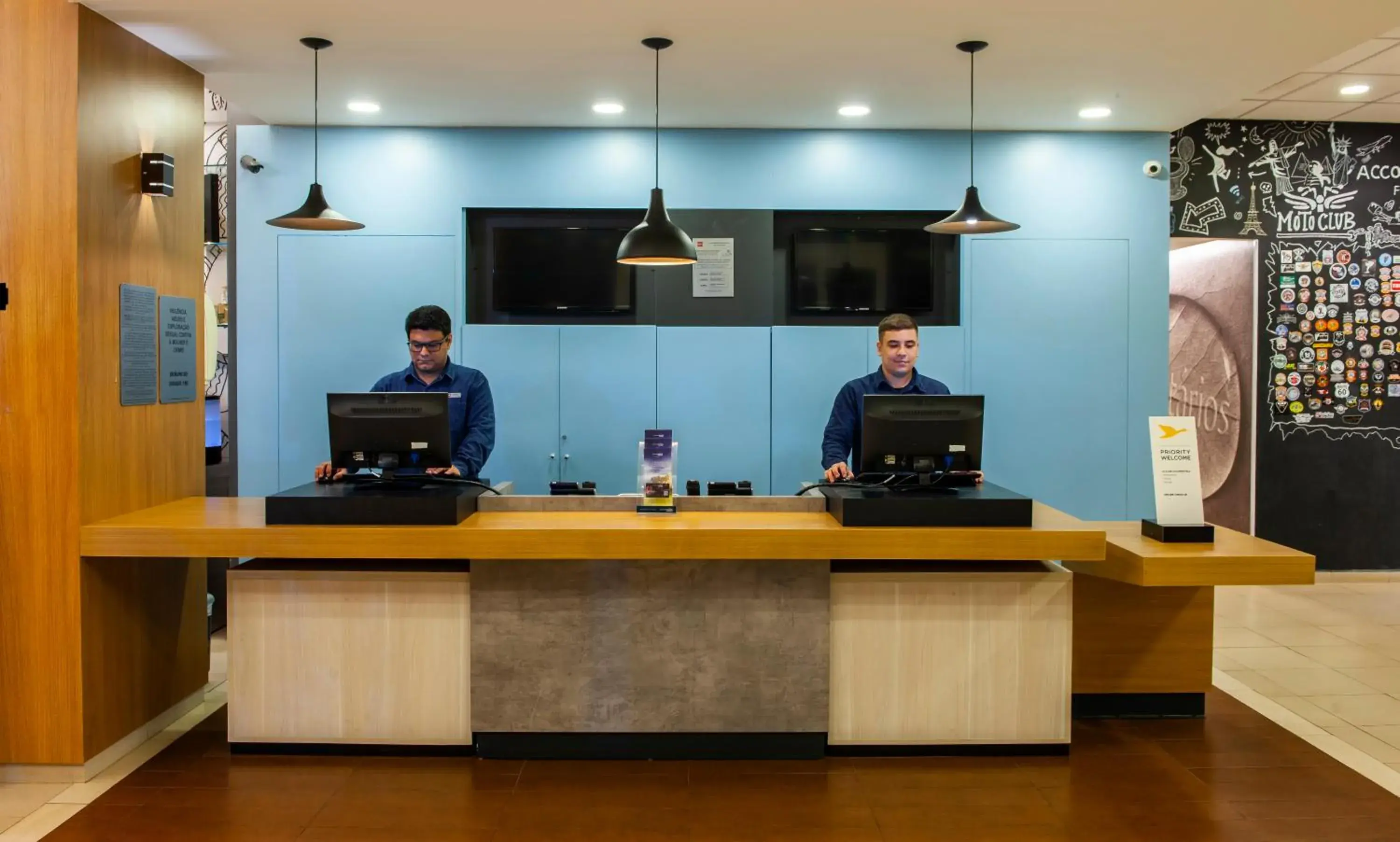 Lobby or reception in ibis Ourinhos Lobby or reception in ibis Ourinhos