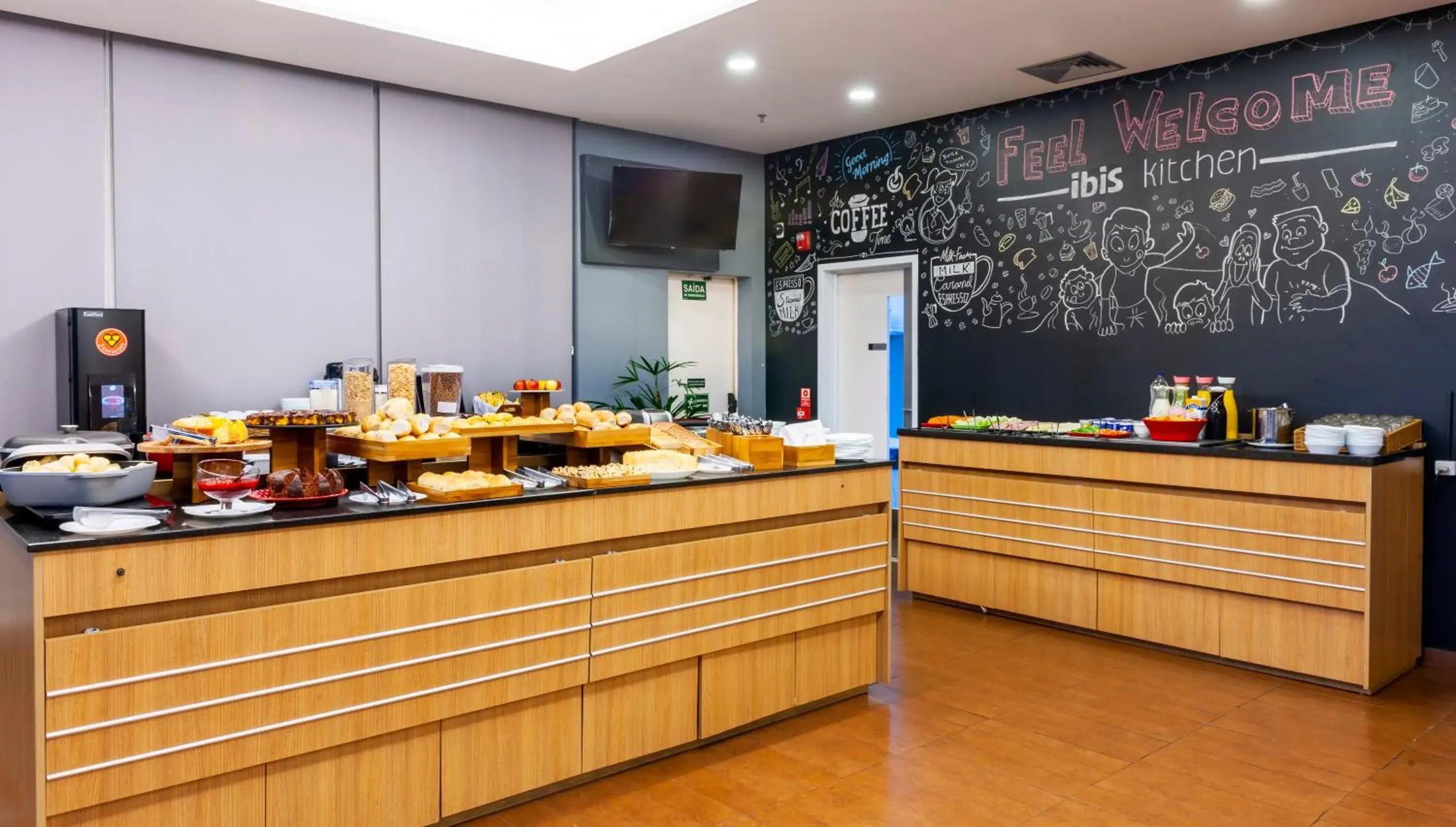 Buffet breakfast in ibis Ourinhos Buffet breakfast in ibis Ourinhos