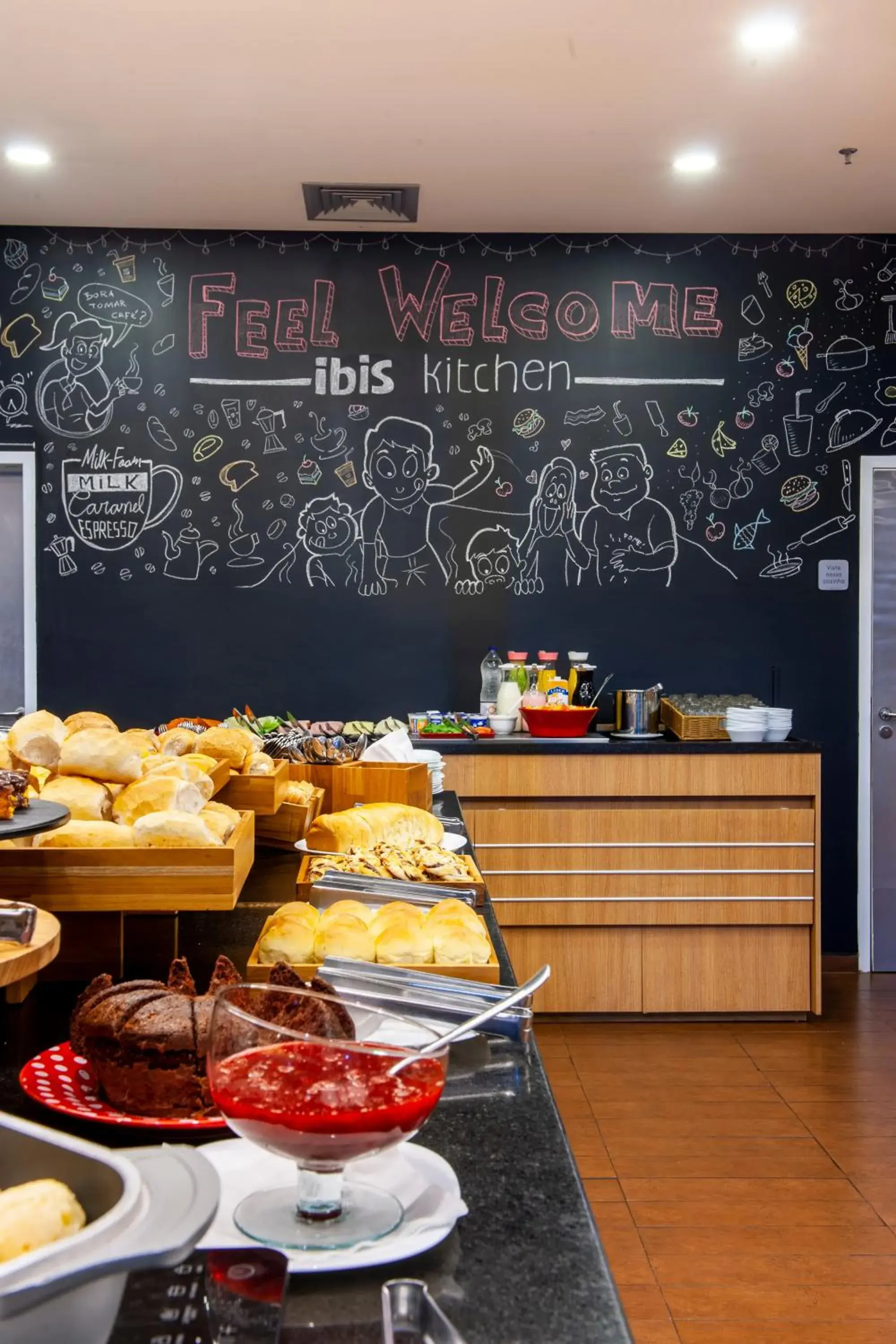 Buffet breakfast in ibis Ourinhos Buffet breakfast in ibis Ourinhos