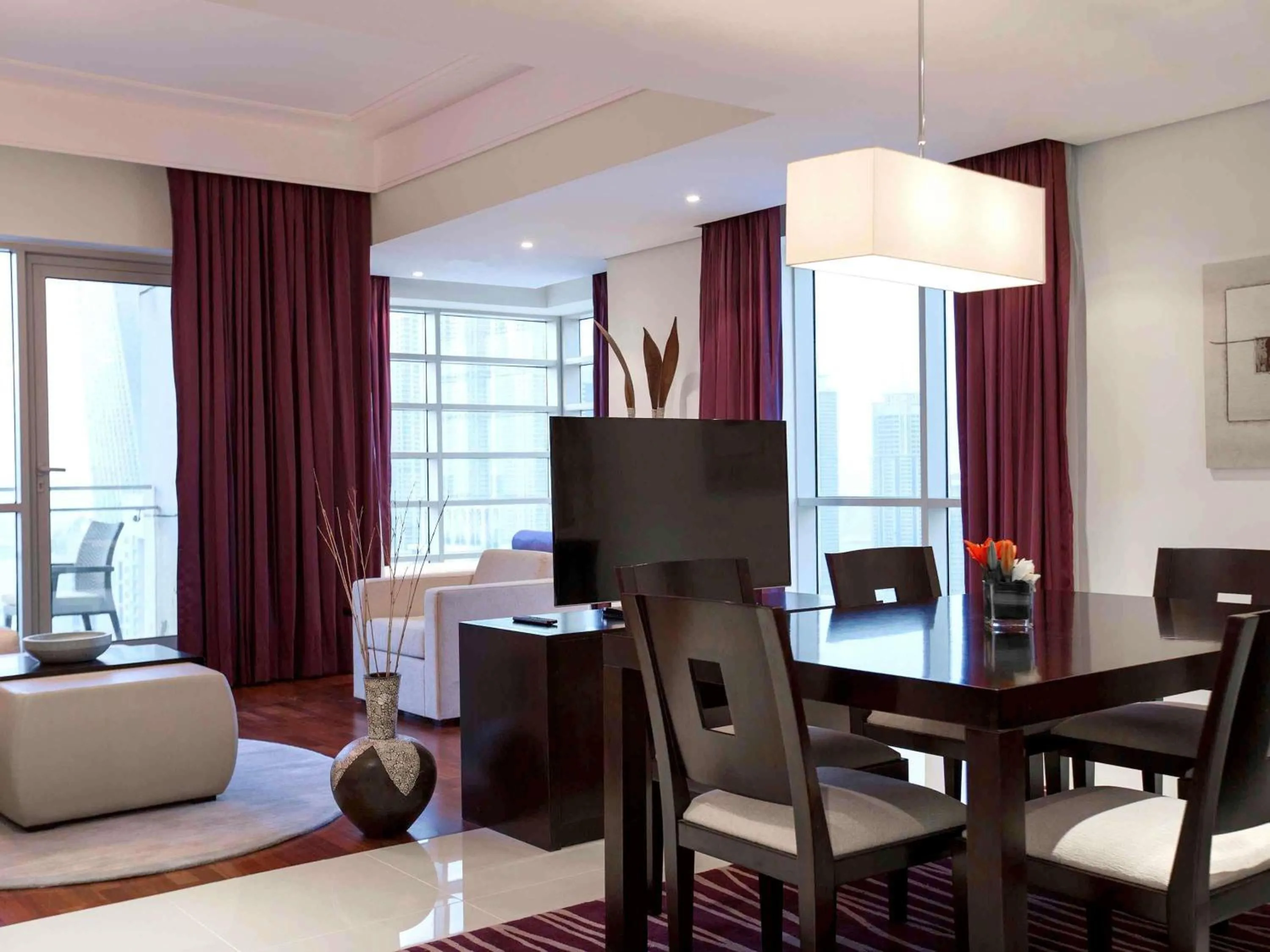 Bedroom in Pullman Dubai Jumeirah Lakes Towers