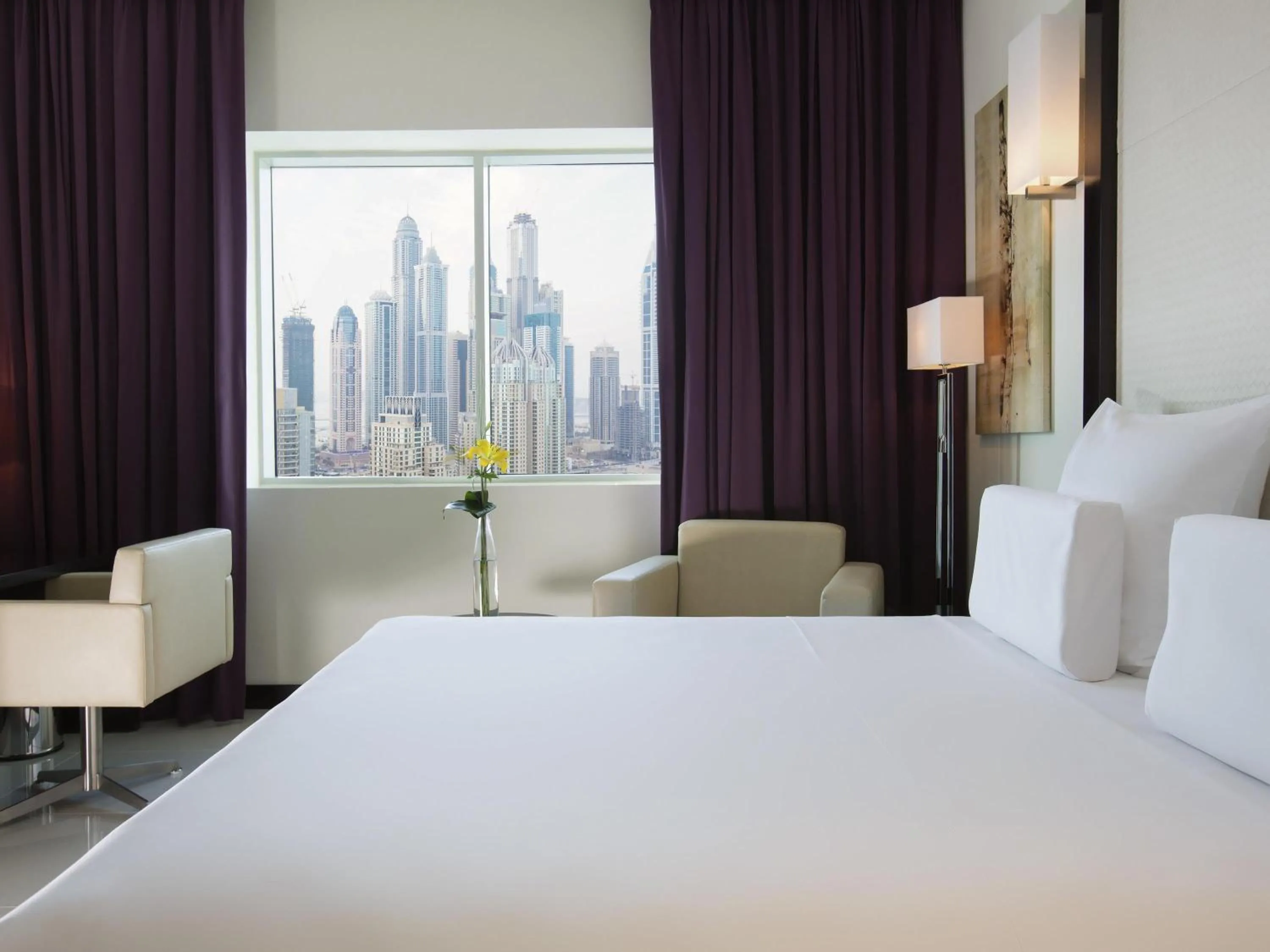 Bedroom, Bed in Pullman Dubai Jumeirah Lakes Towers