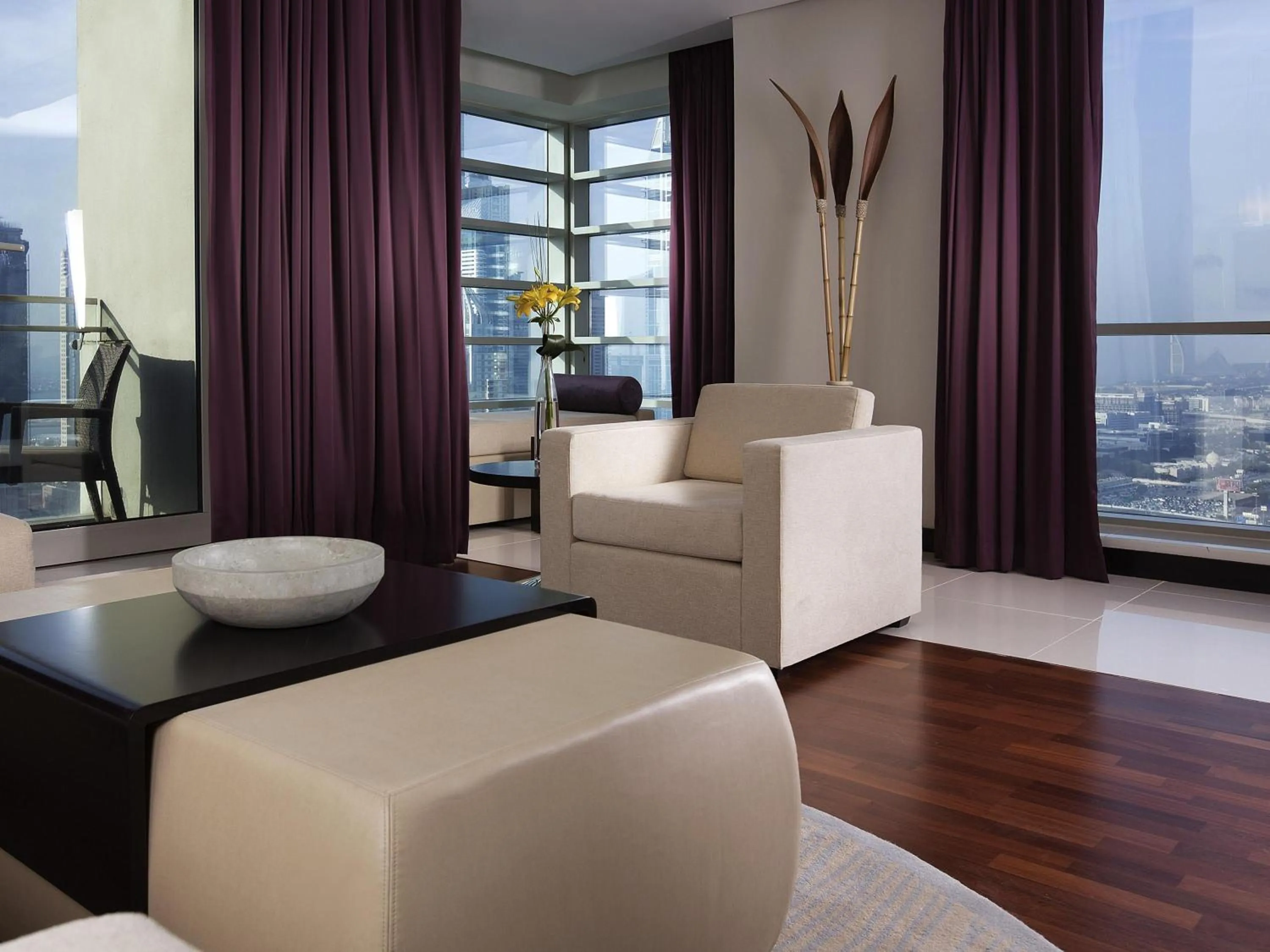 Bedroom in Pullman Dubai Jumeirah Lakes Towers