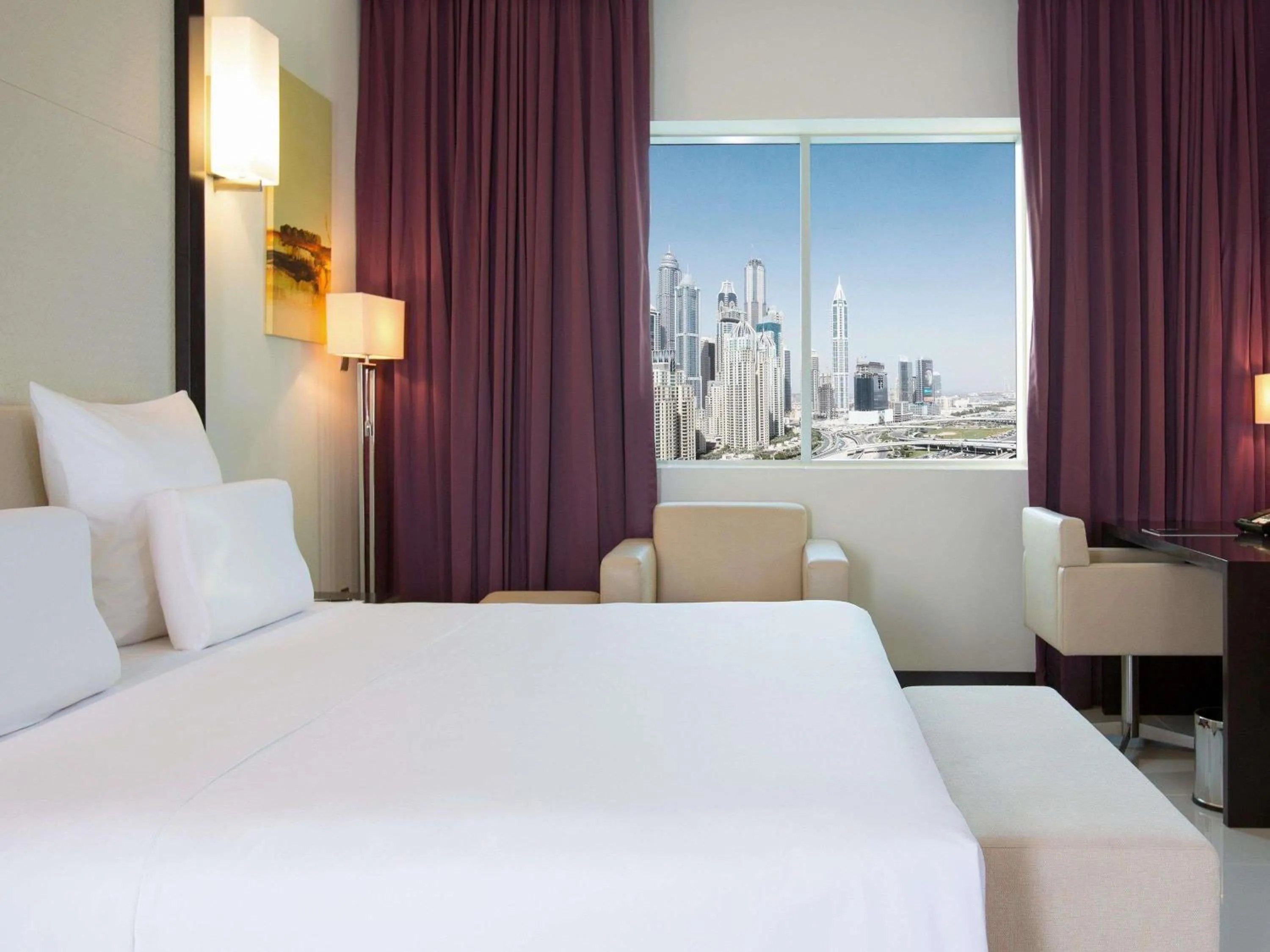 Bedroom, Bed in Pullman Dubai Jumeirah Lakes Towers