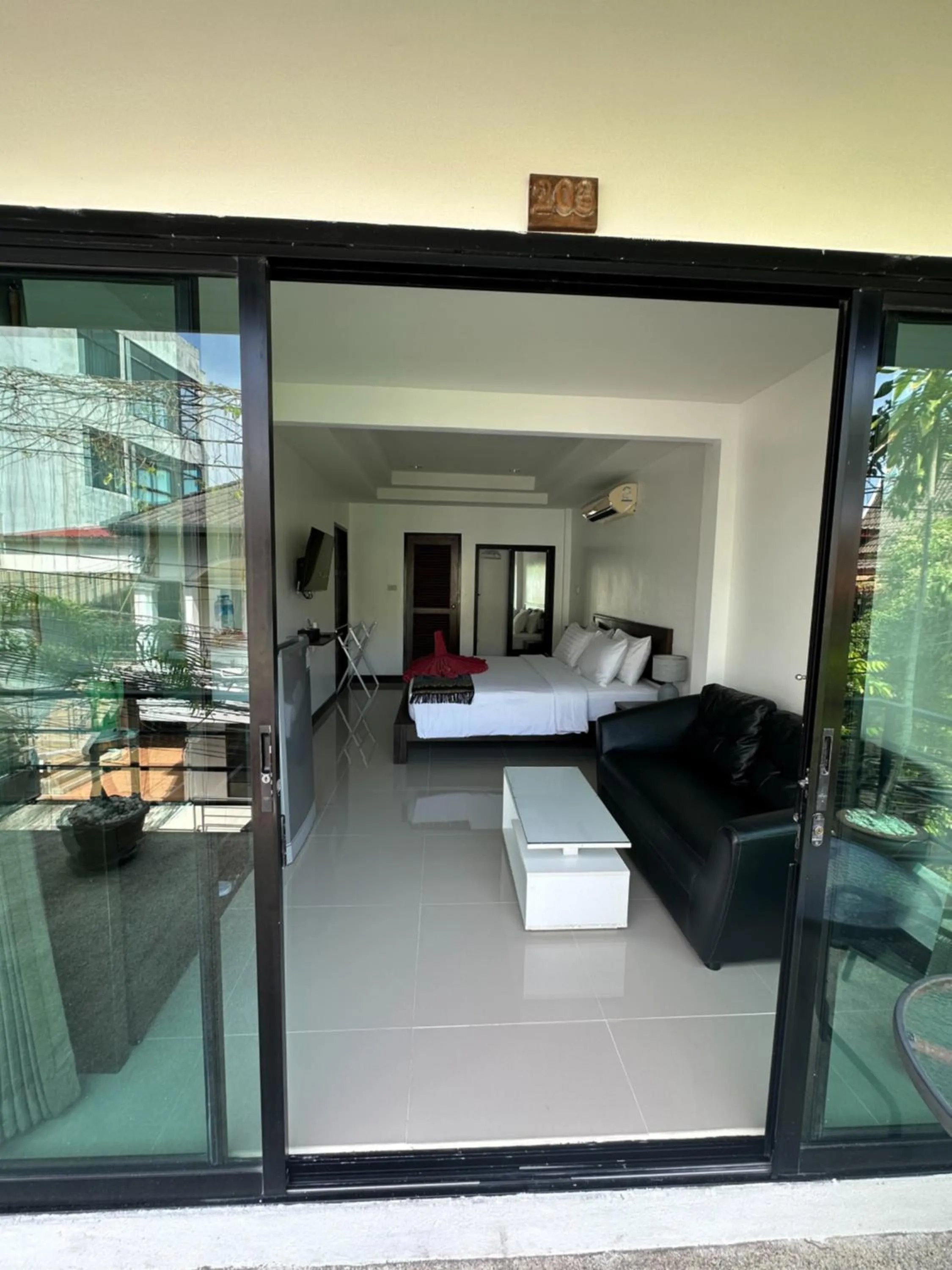 Bed in The Seashore Kamala Service Apartment