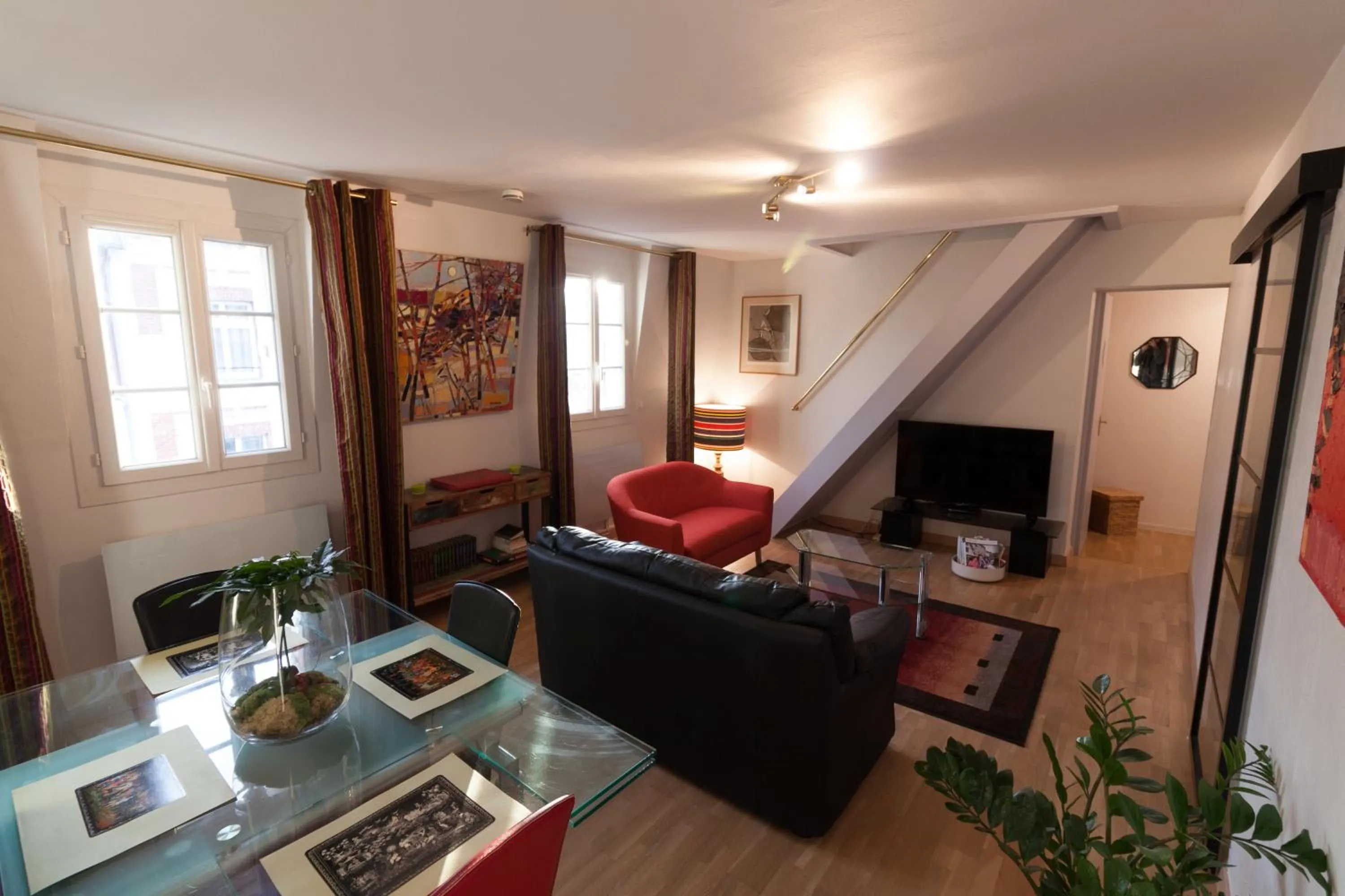 Living room in Le Petit Morny
