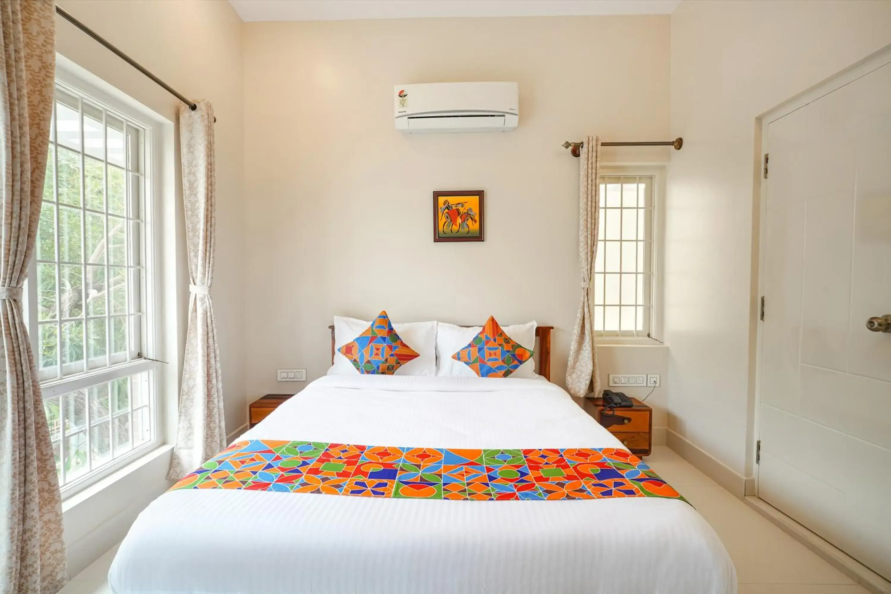 Bed in FabHotel Bougainvillea Suites - Horamavu Bed in FabHotel Bougainvillea Suites - Horamavu