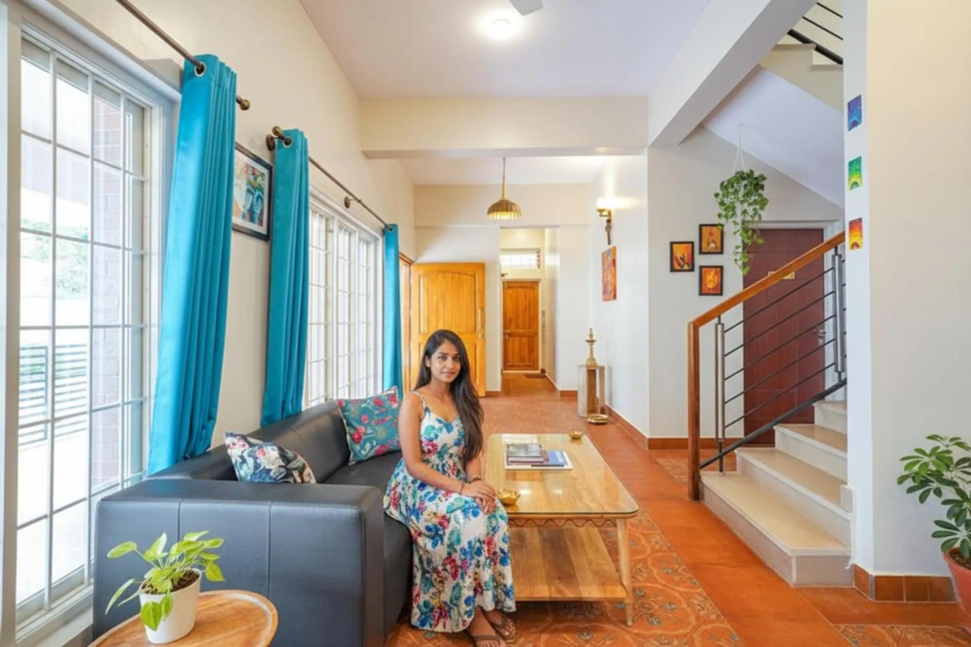 Seating area in FabHotel Bougainvillea Suites - Horamavu