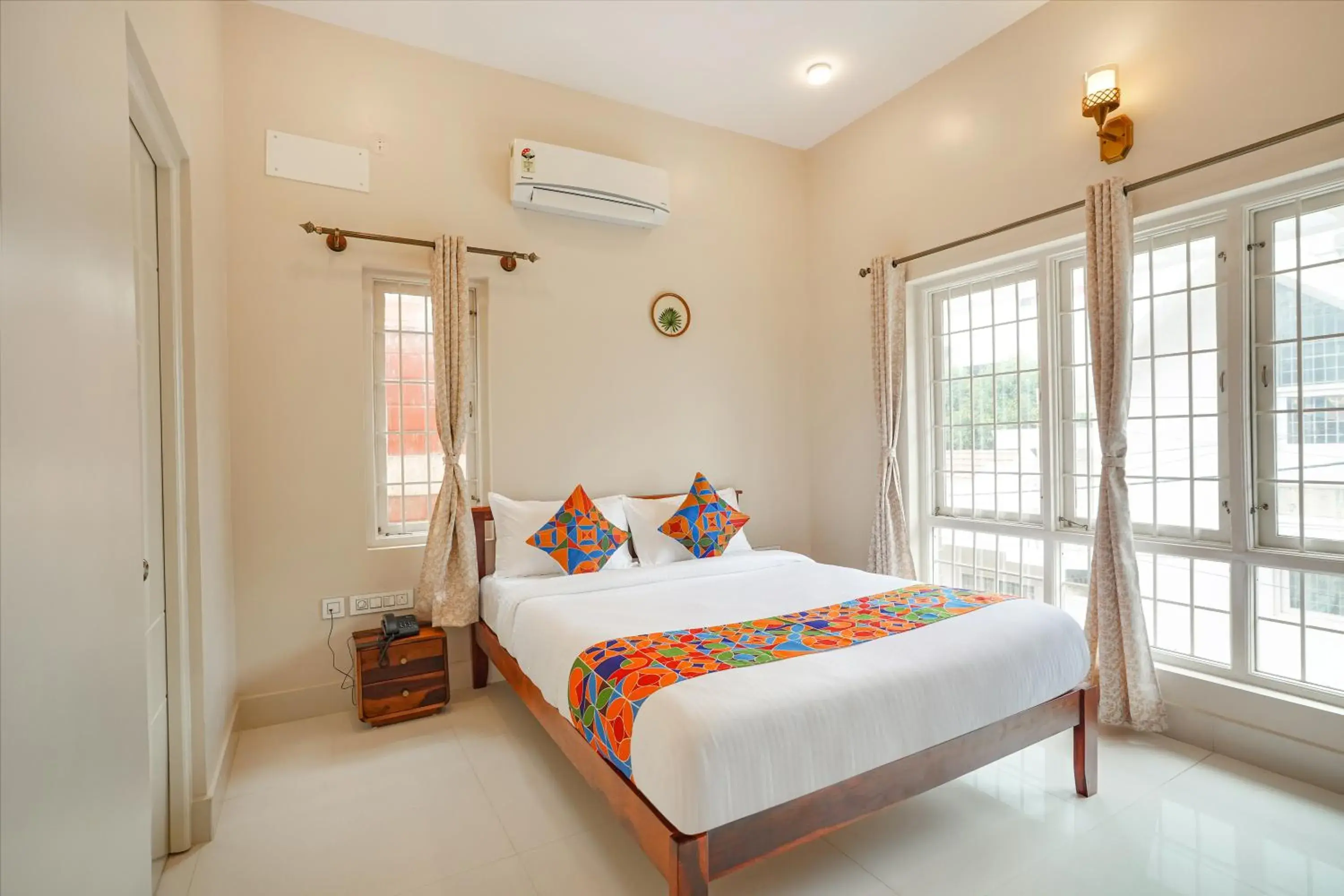 Bed in FabHotel Bougainvillea Suites - Horamavu Bed in FabHotel Bougainvillea Suites - Horamavu