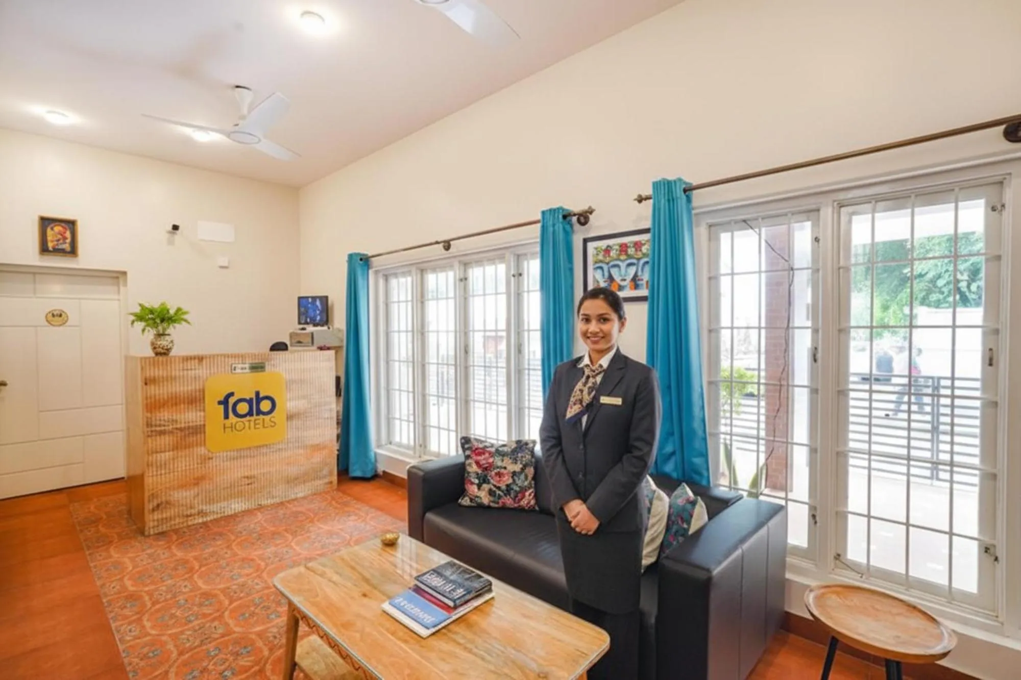 Lobby or reception in FabHotel Bougainvillea Suites - Horamavu