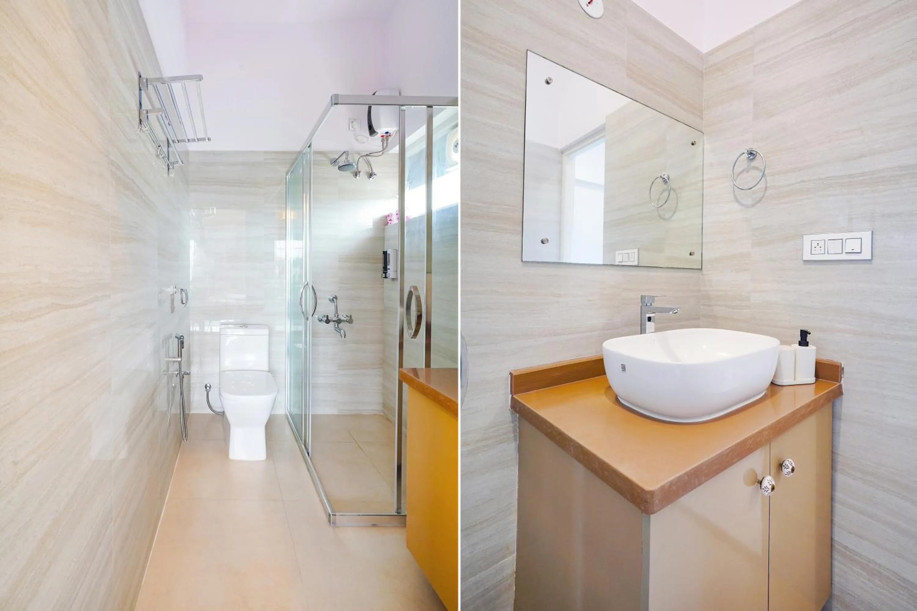 Bathroom in FabHotel Bougainvillea Suites - Horamavu