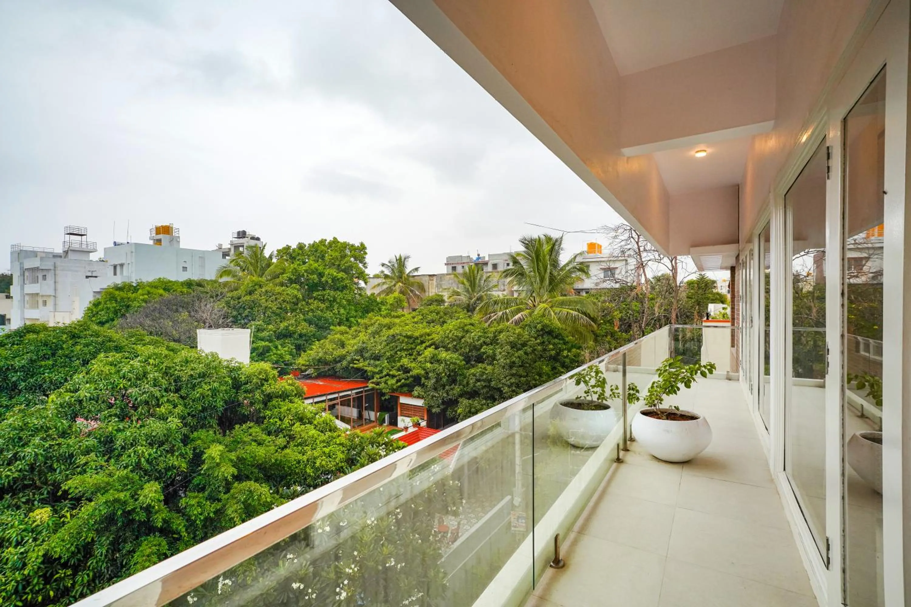 Balcony/Terrace in FabHotel Bougainvillea Suites - Horamavu