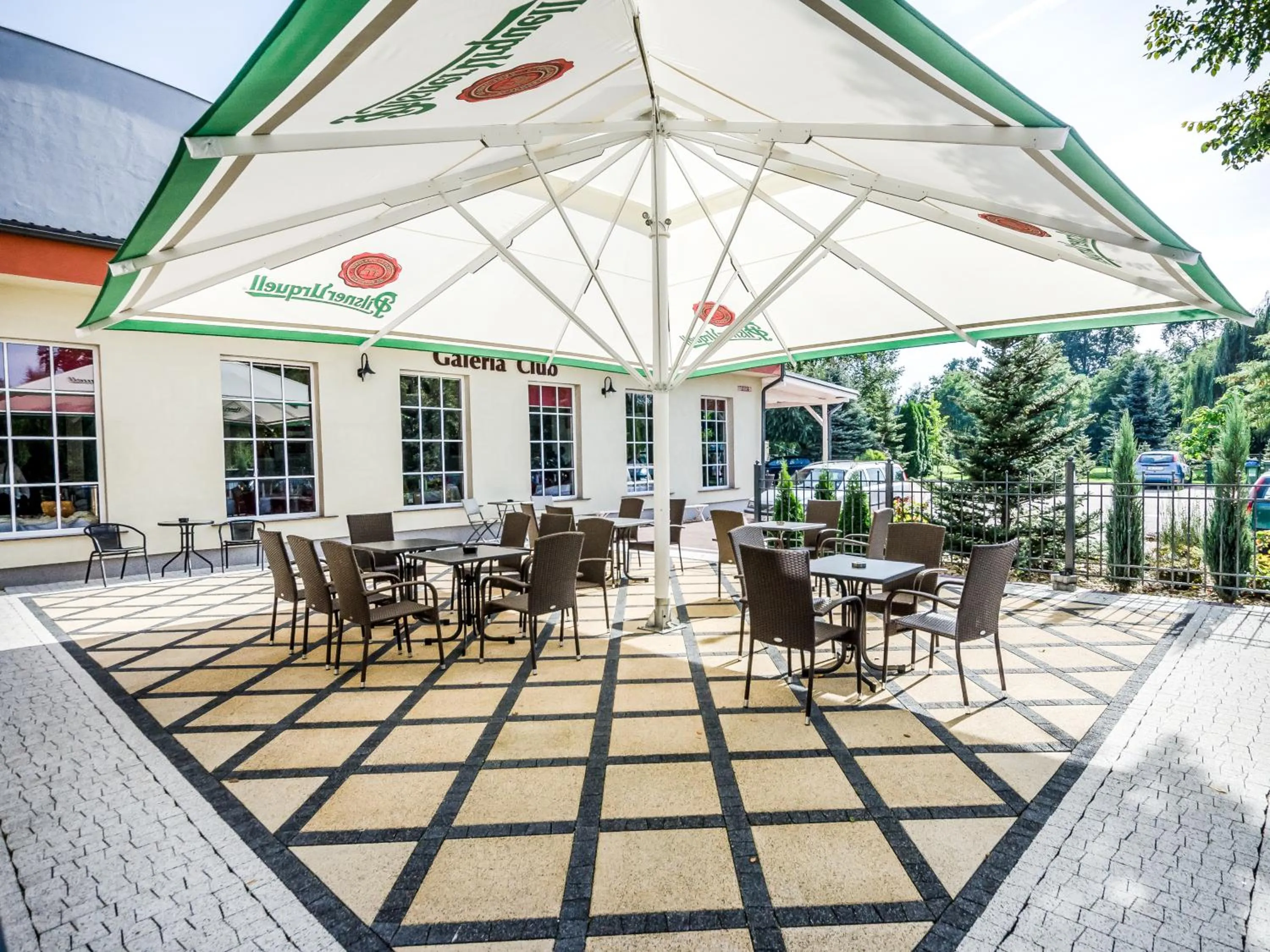 Patio in Hotel Stara Garbarnia