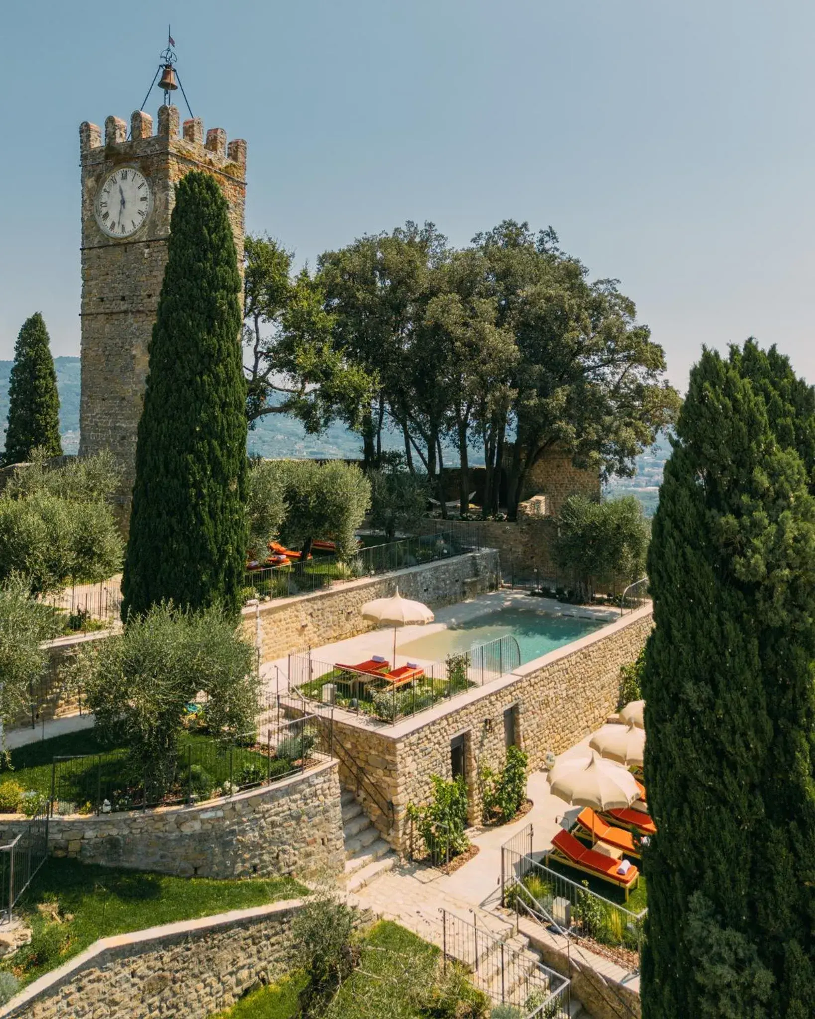 Pool view in La Monastica Resort & Spa Pool view in La Monastica Resort & Spa