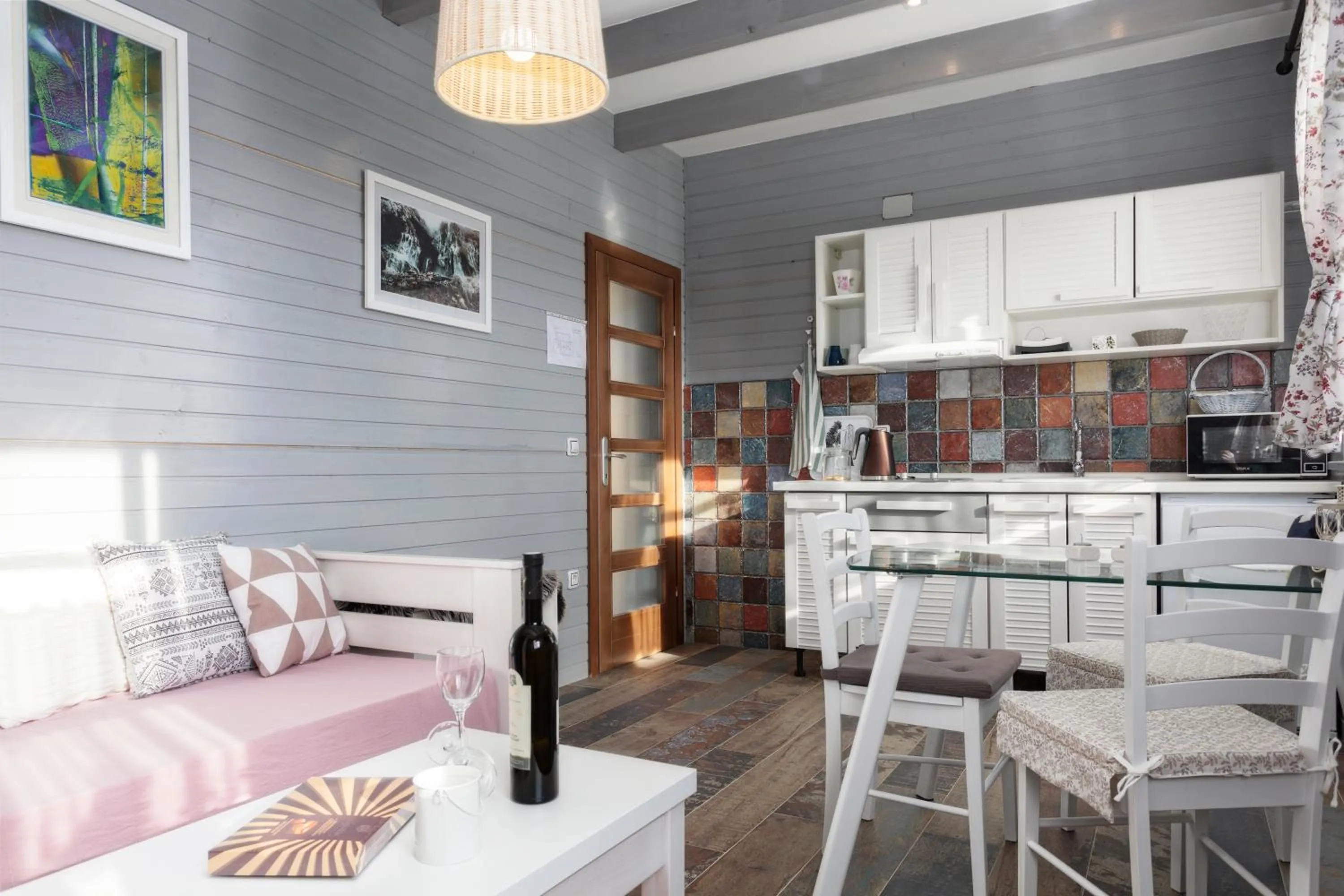 Kitchen or kitchenette in Apartmani Ivanka