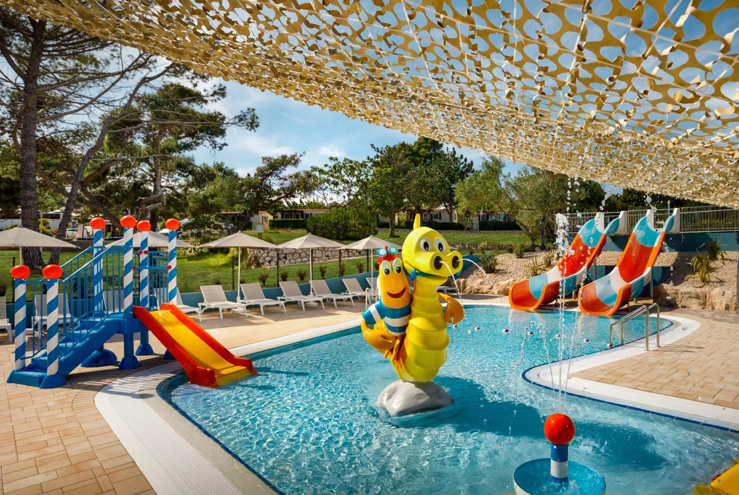 Children play ground in Victoria Mobilehome in Padova Premium Camping Resort