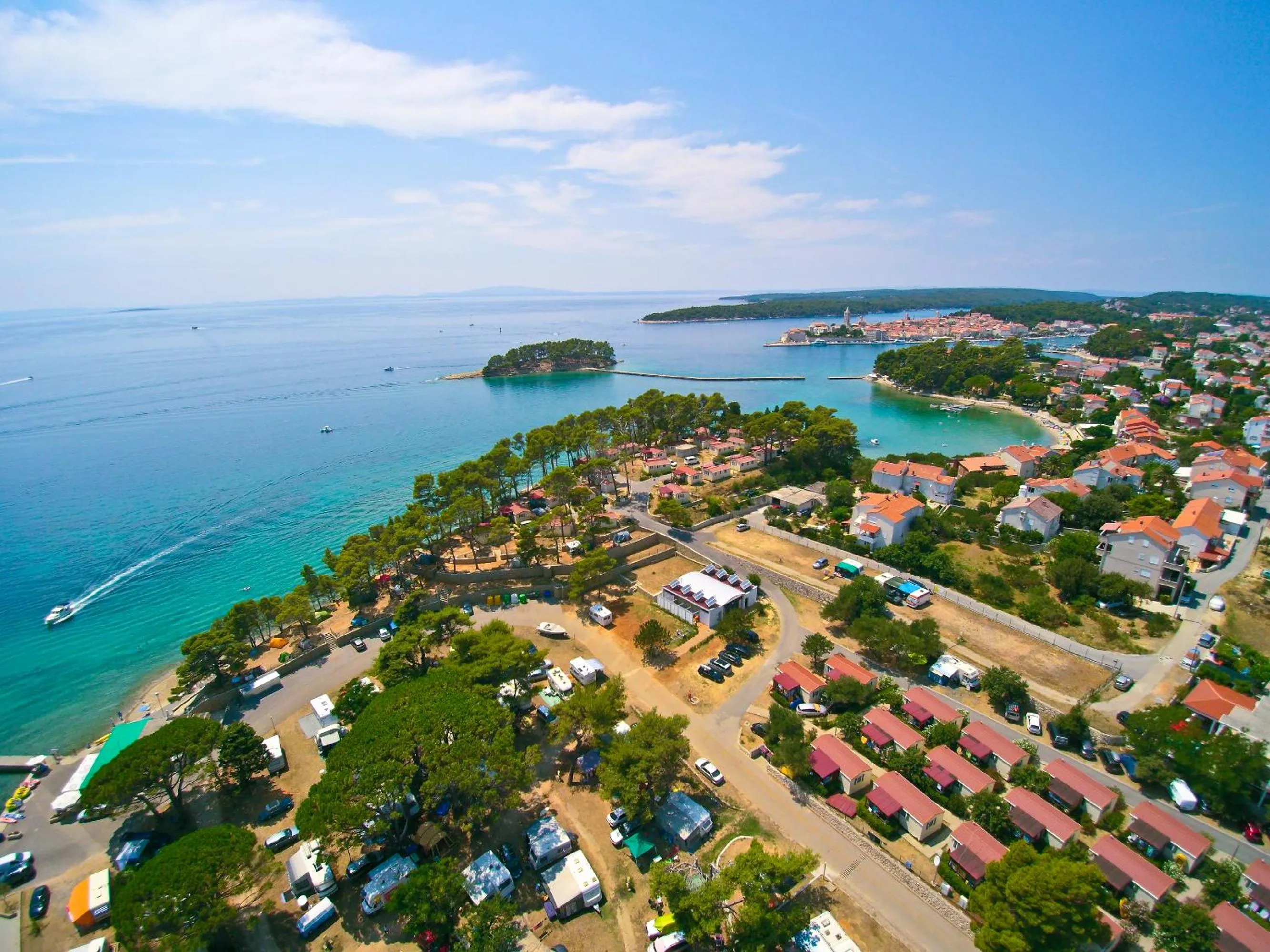 Bird's eye view in Victoria Mobilehome in Padova Premium Camping Resort