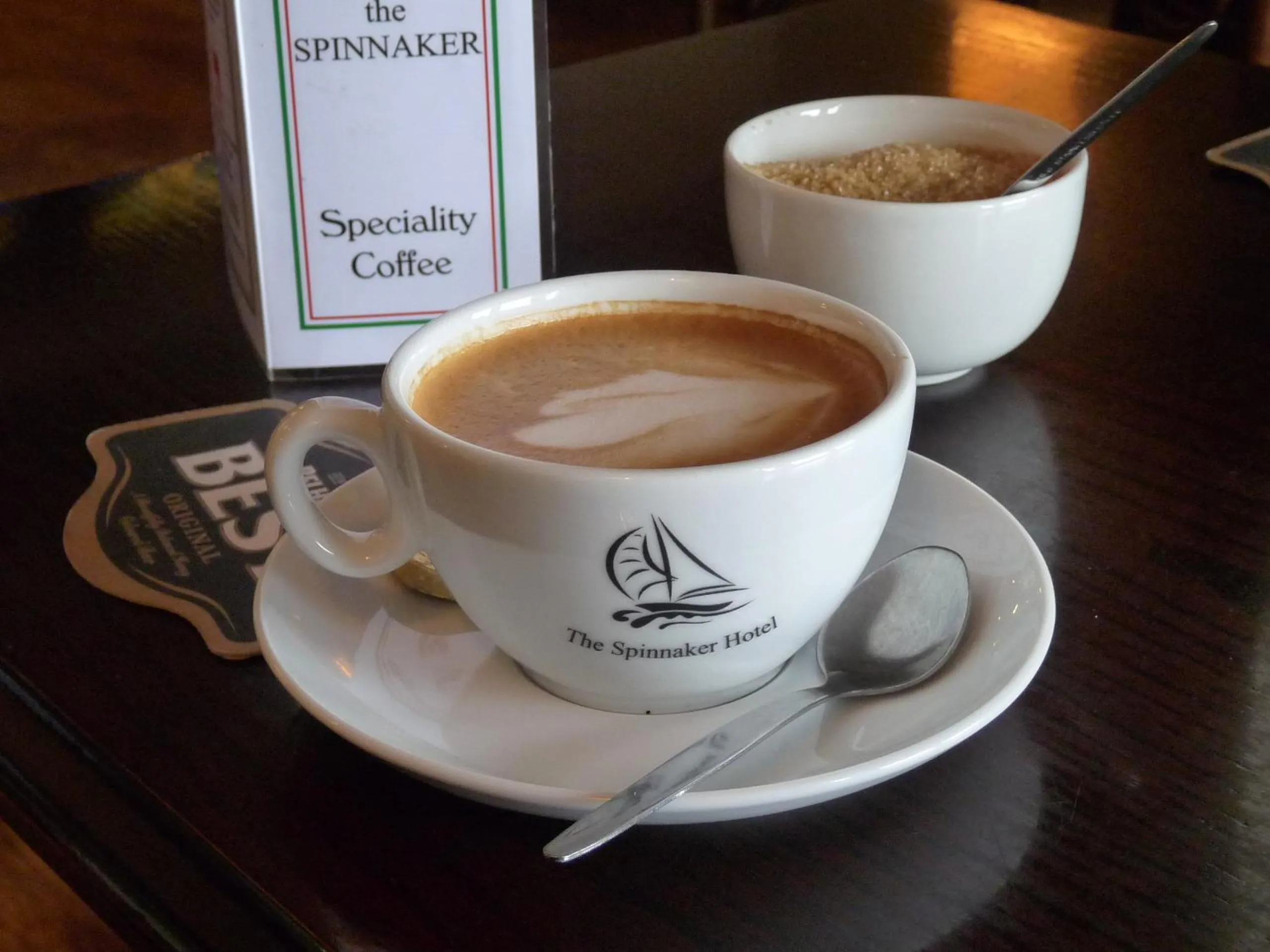 Non alcoholic drinks in The Spinnaker Hotel