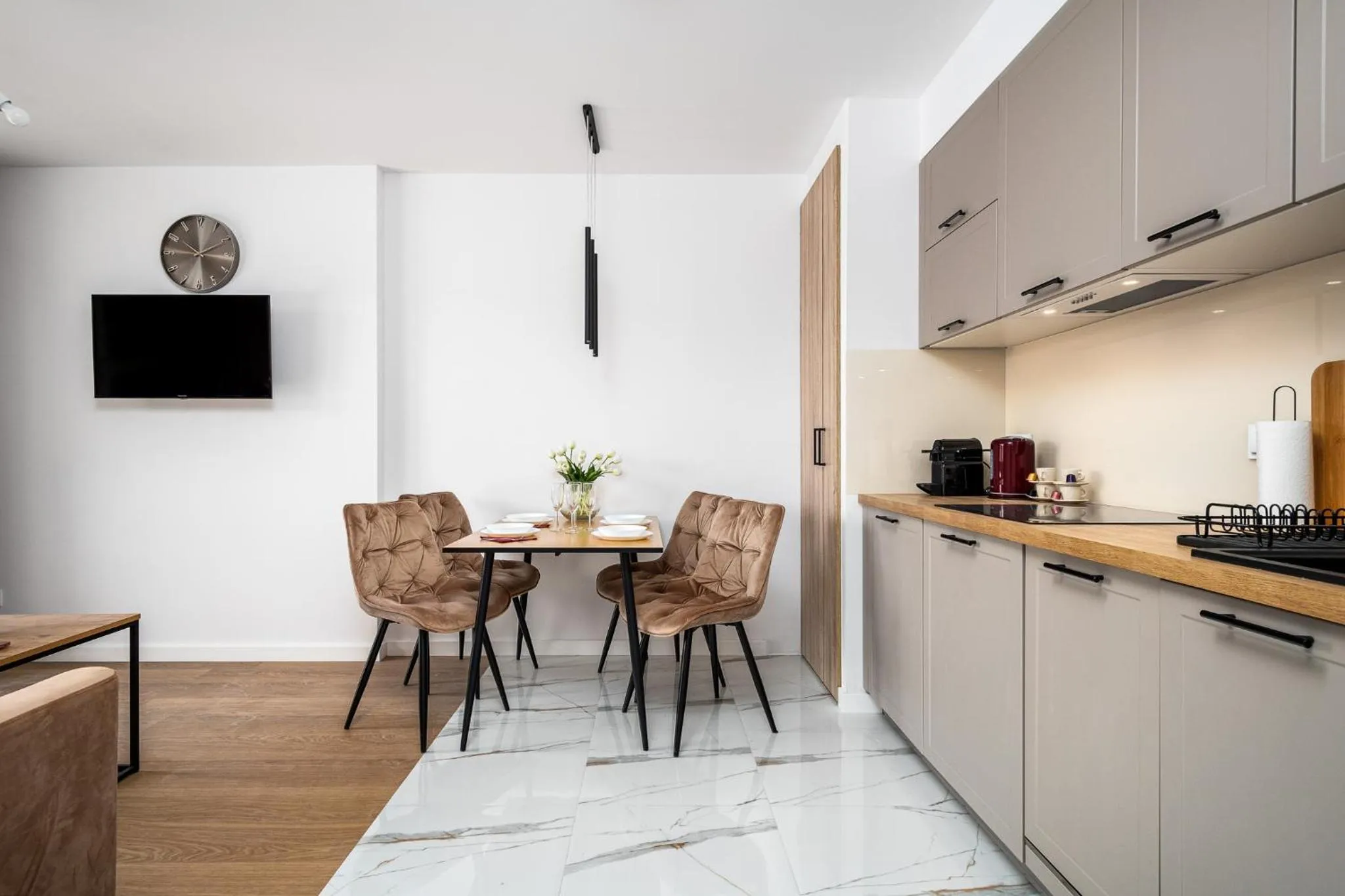 Kitchen or kitchenette in Pileckiego Residence