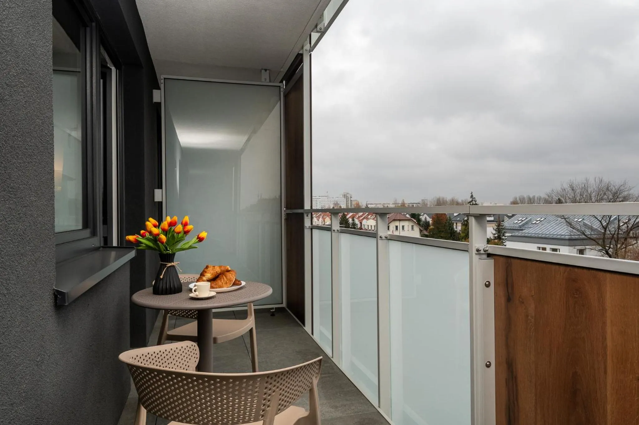 Balcony/Terrace in Pileckiego Residence