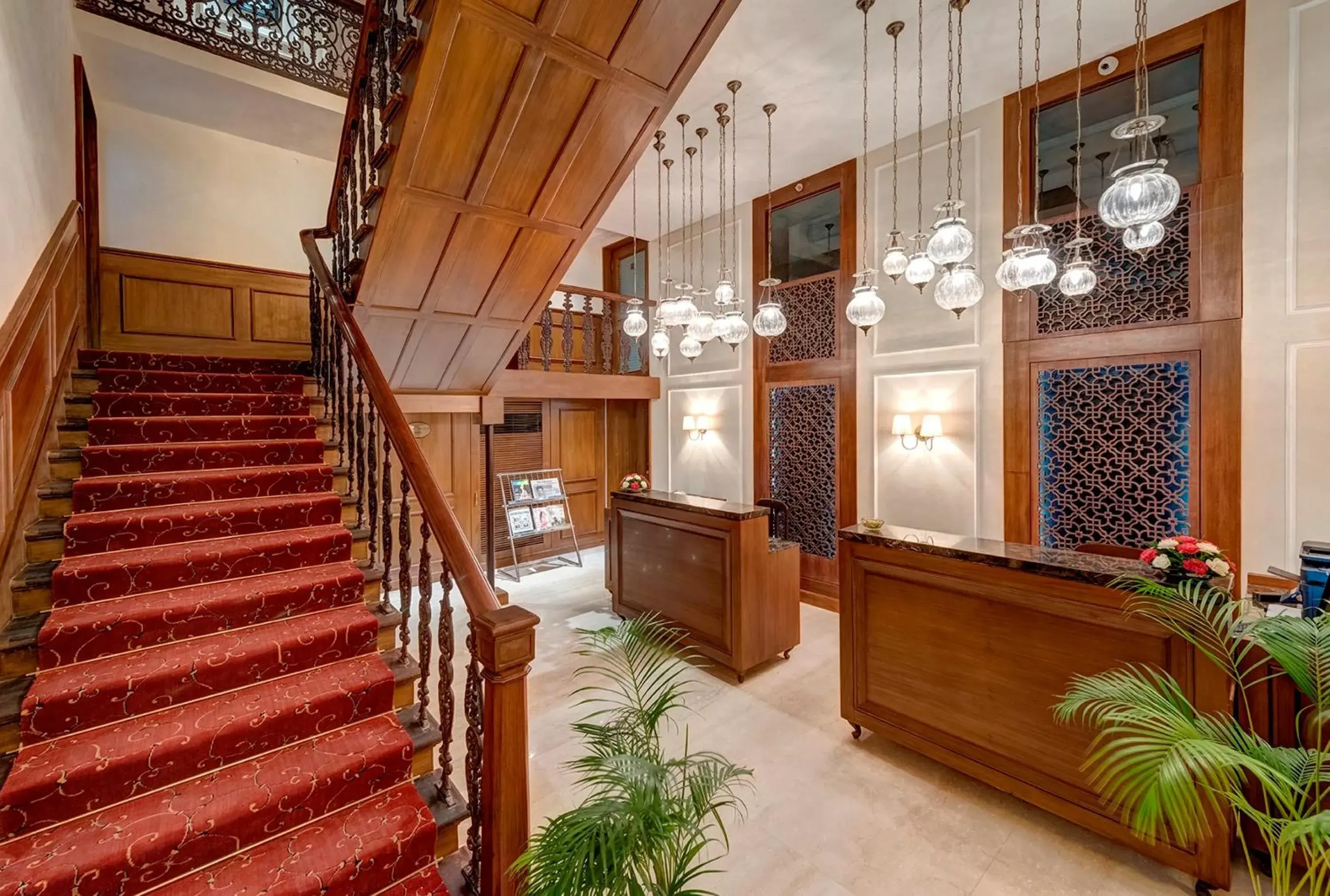 Lobby or reception in The Astor Lobby or reception in The Astor