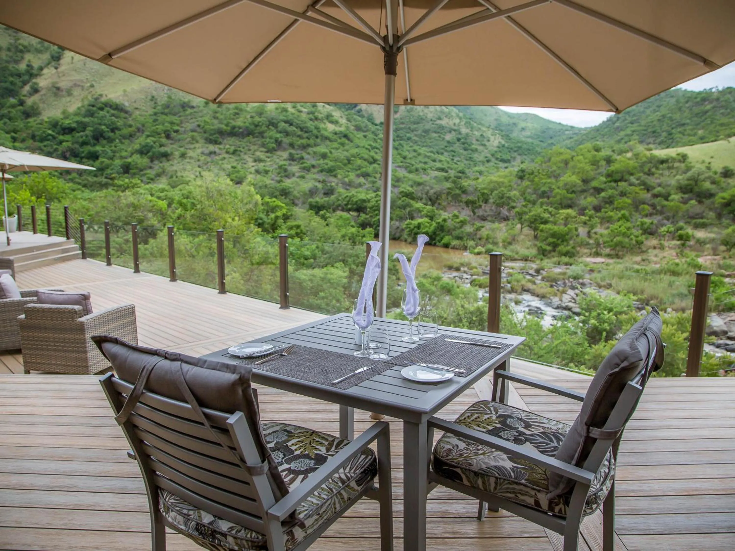Balcony/Terrace in Nkomazi Game Reserve by NEWMARK
