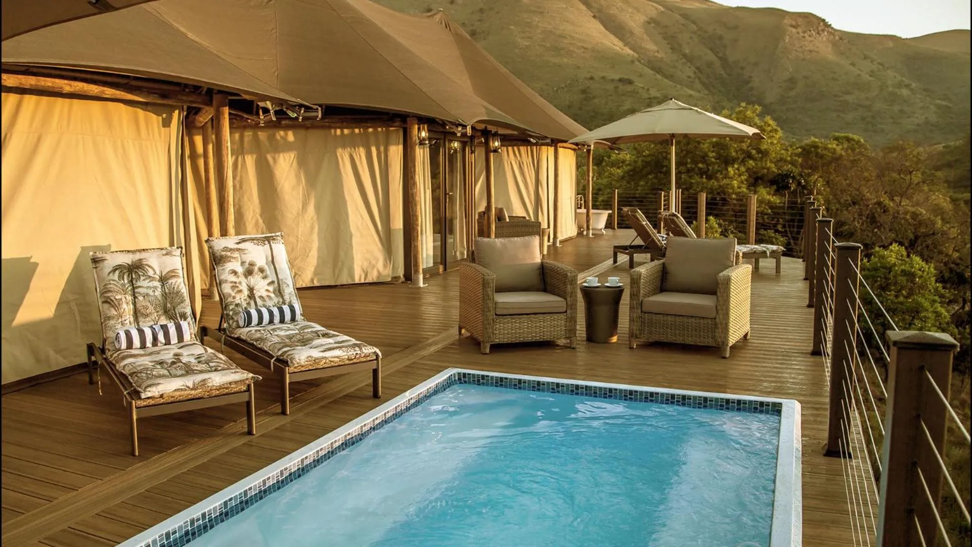 Patio in Nkomazi Game Reserve by NEWMARK