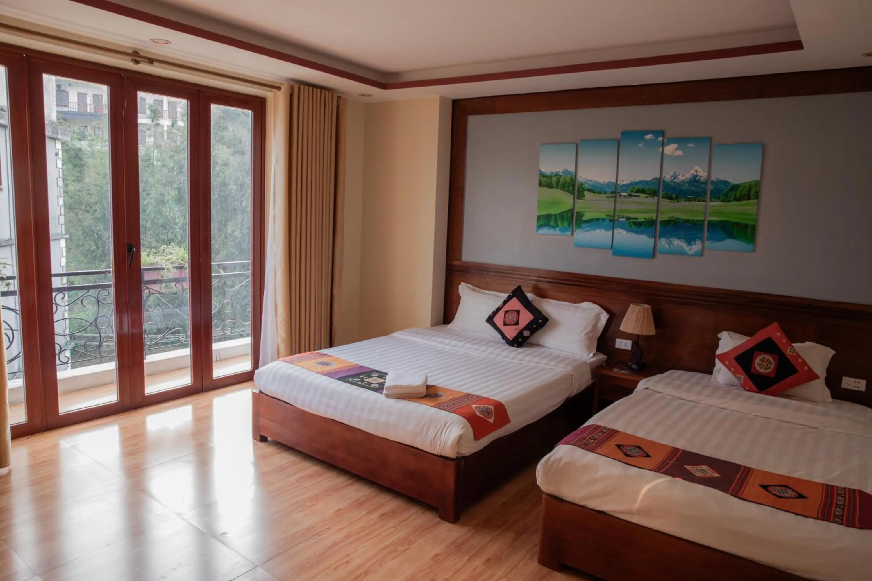 Bed in Sapa Friendly Inn Hotel