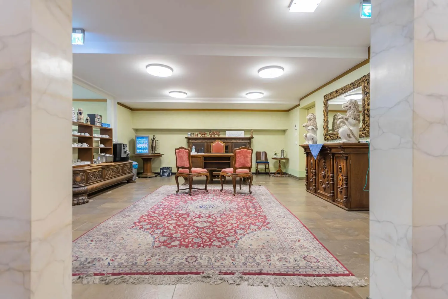 Lobby or reception in Hotel Freischütz